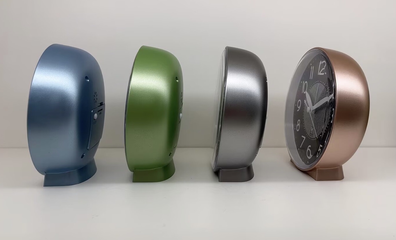 8039 circular silent second-scanning and BiBi sound alarm clock detail image 3