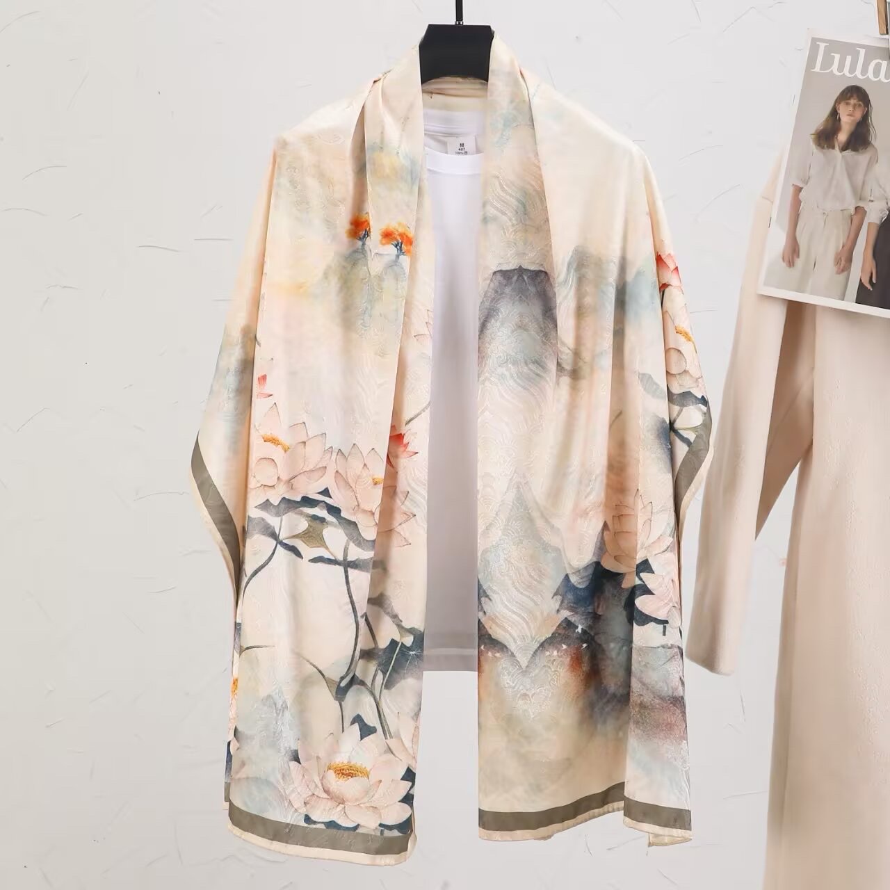 时尚欧美风长款披肩百搭保暖围巾秋冬新款女士潮流款式围巾长款详情图1