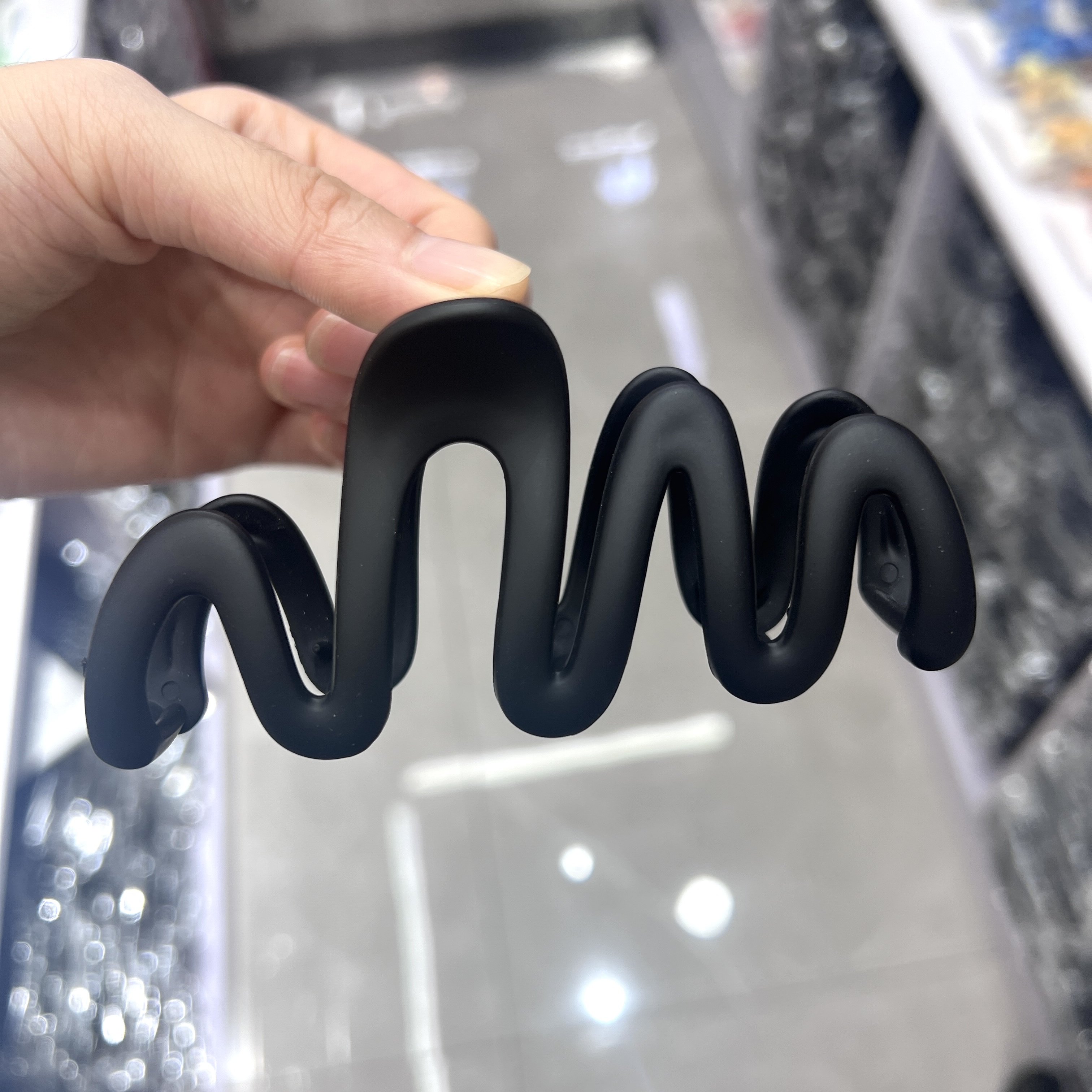 高品质波浪鲨鱼夹发夹女后脑勺盘发发卡大号抓夹头发夹子头饰抓夹细节图