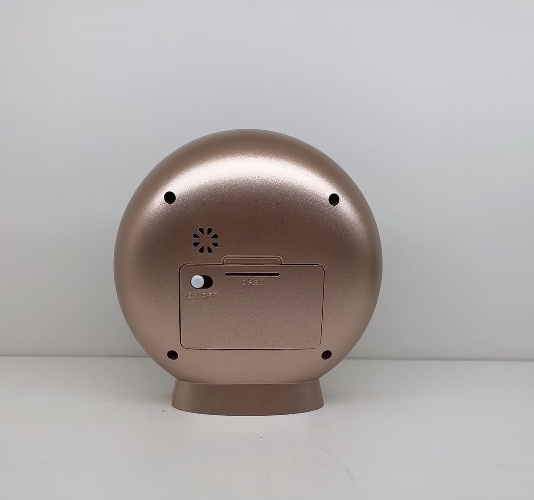 8039 circular silent second-scanning and BiBi sound alarm clock Item Picture