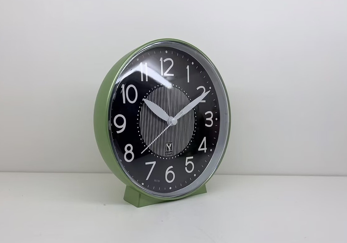8039 circular silent second-scanning and BiBi sound alarm clock detail image 17