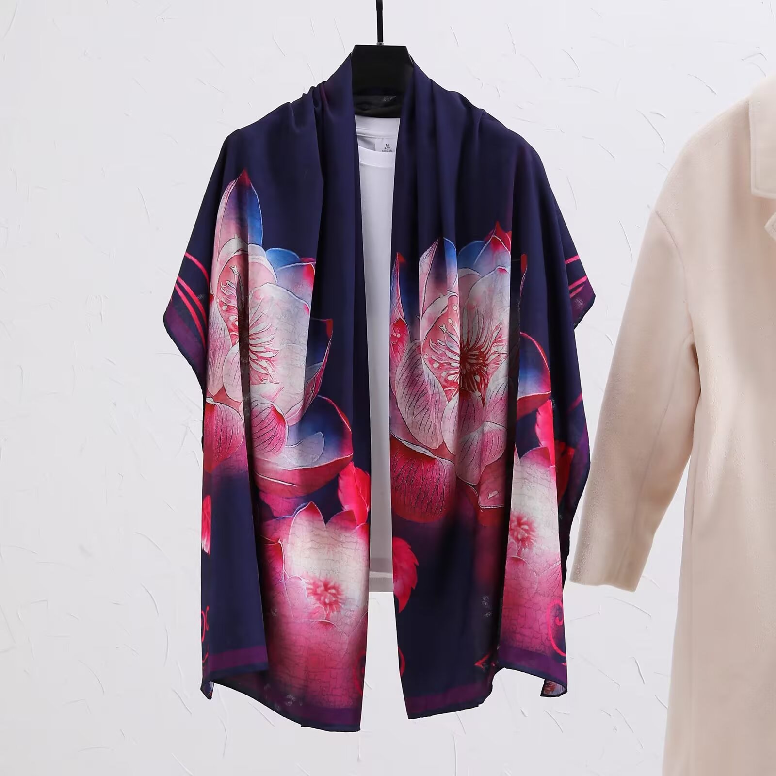 时尚欧美风长款披肩百搭保暖围巾秋冬新款女士潮流款式围巾长款详情图15