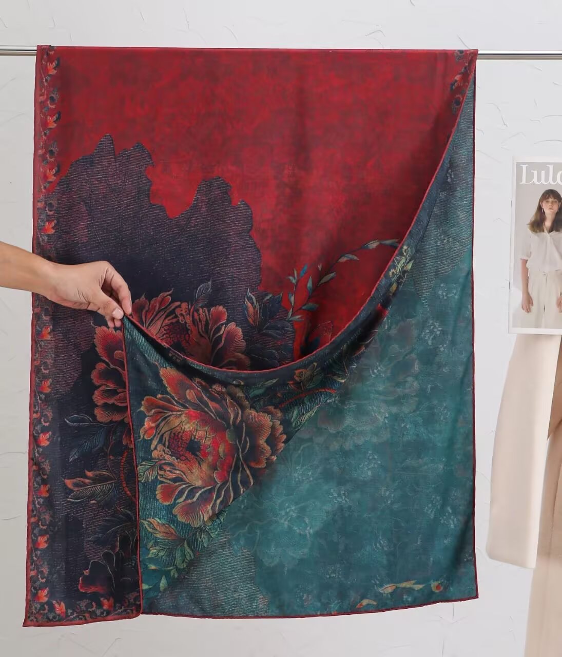 时尚欧美风长款披肩百搭保暖围巾秋冬新款女士潮流款式围巾长款详情图10