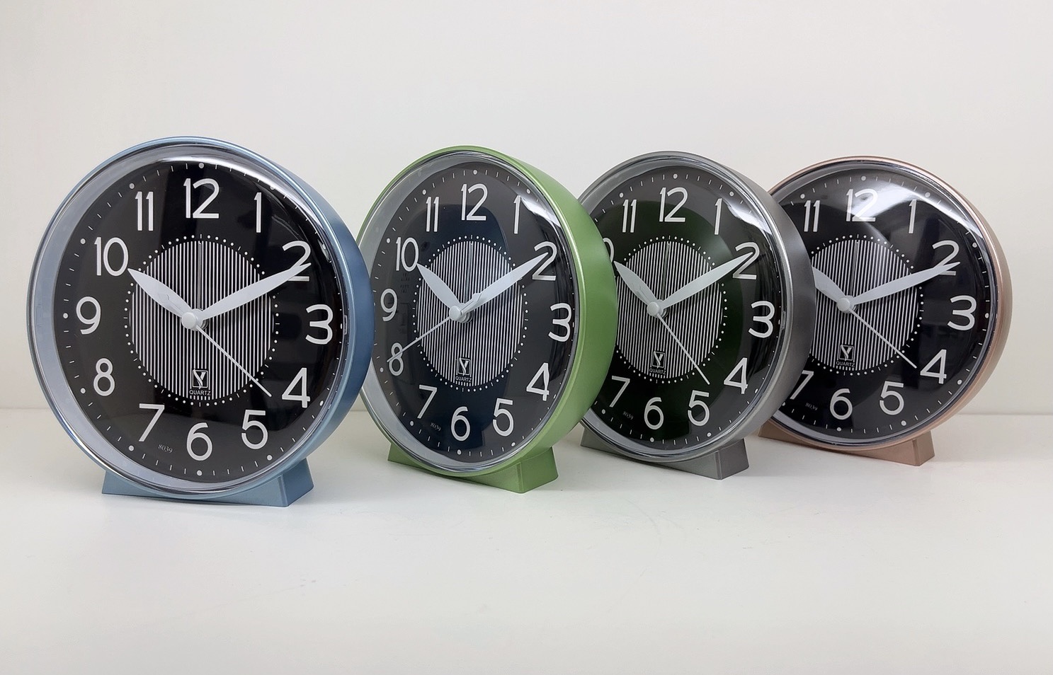 8039 circular silent second-scanning and BiBi sound alarm clock detail image 2