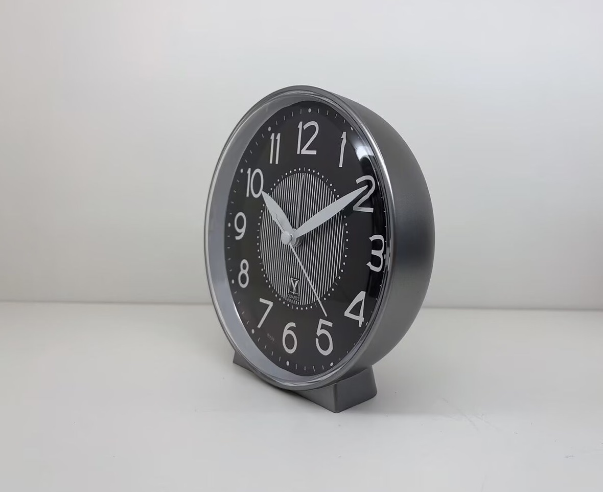 8039 circular silent second-scanning and BiBi sound alarm clock detail image 7