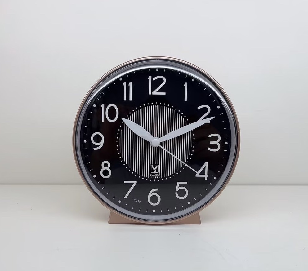 8039 circular silent second-scanning and BiBi sound alarm clock detail image 11