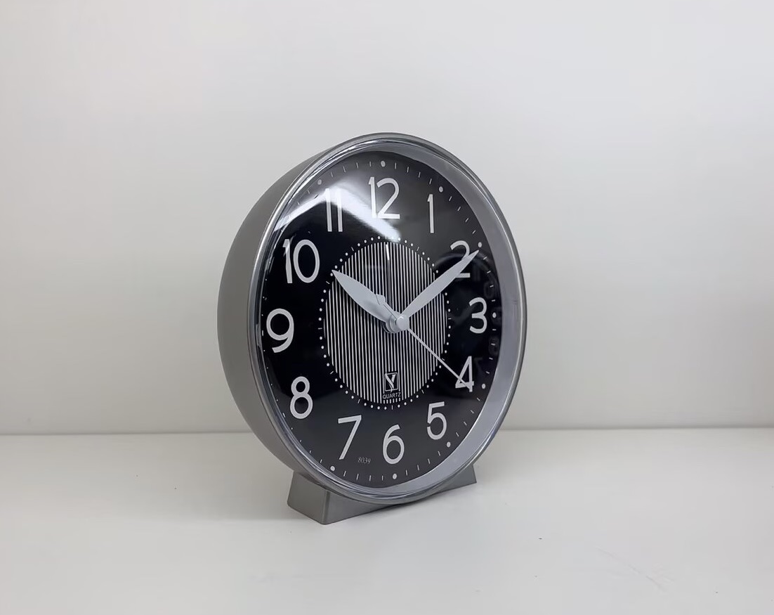 8039 circular silent second-scanning and BiBi sound alarm clock detail image 6