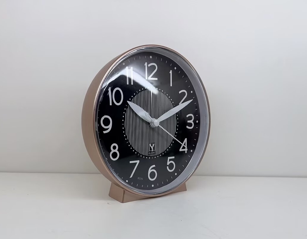 8039 circular silent second-scanning and BiBi sound alarm clock detail image 13