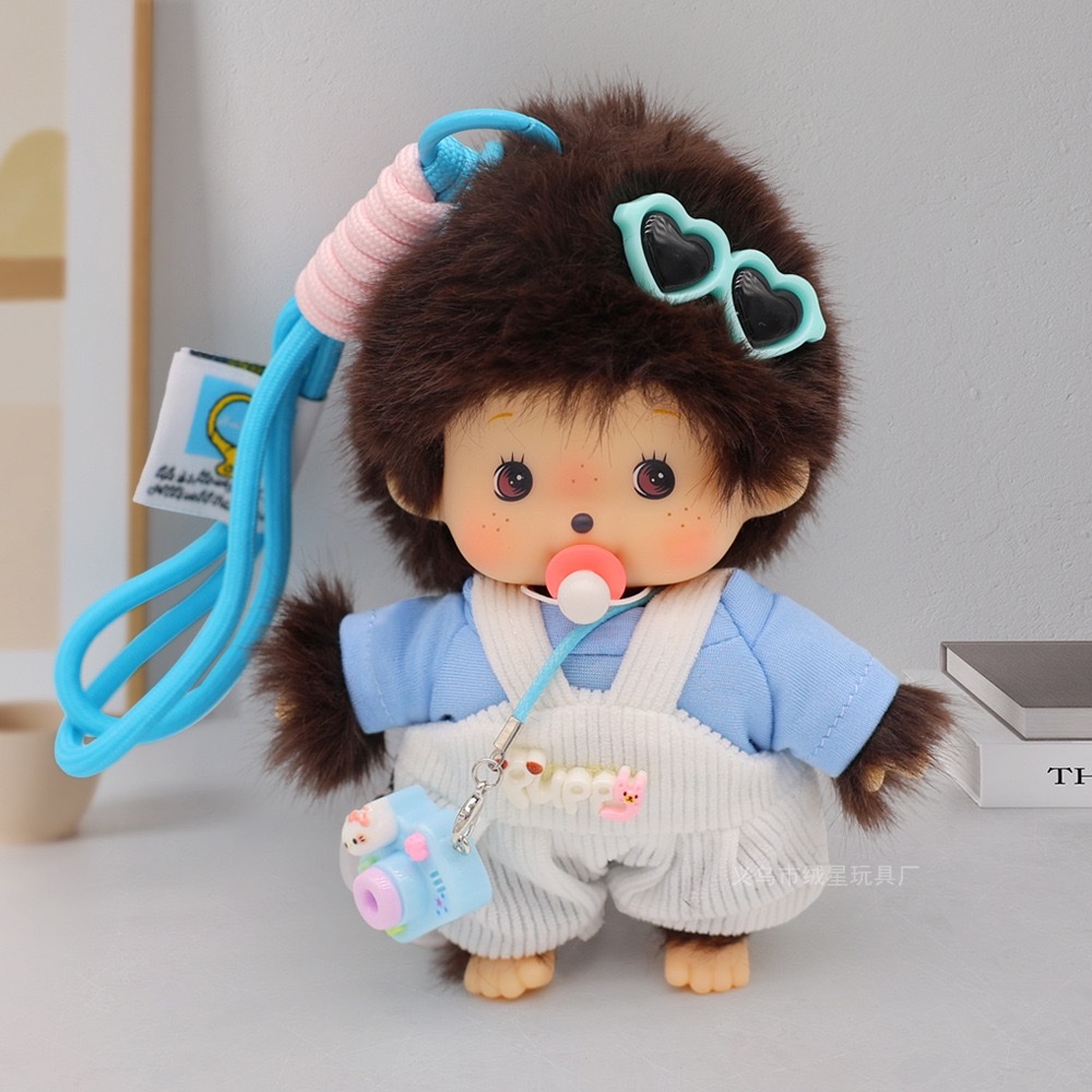 Authentic Monchiki children's toys, gummy dolls, baby models, plush toys, Barbie dolls, fun interactive head, suitable for children over 0 years old, plush toys Item Picture