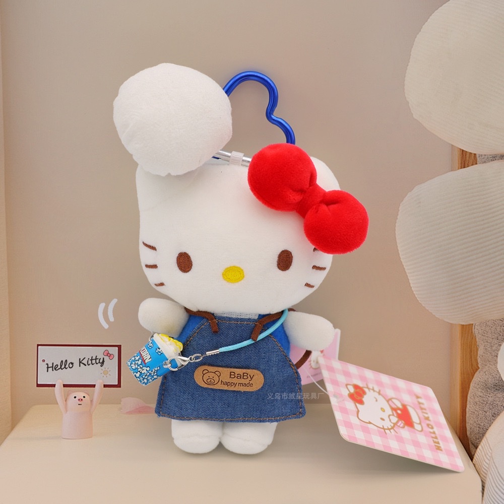 Hello KT children's toys, gummy dolls, baby models, plush toys, Barbie dolls, fun interactive head, suitable for children over 0 years old, plush toys detail image 8