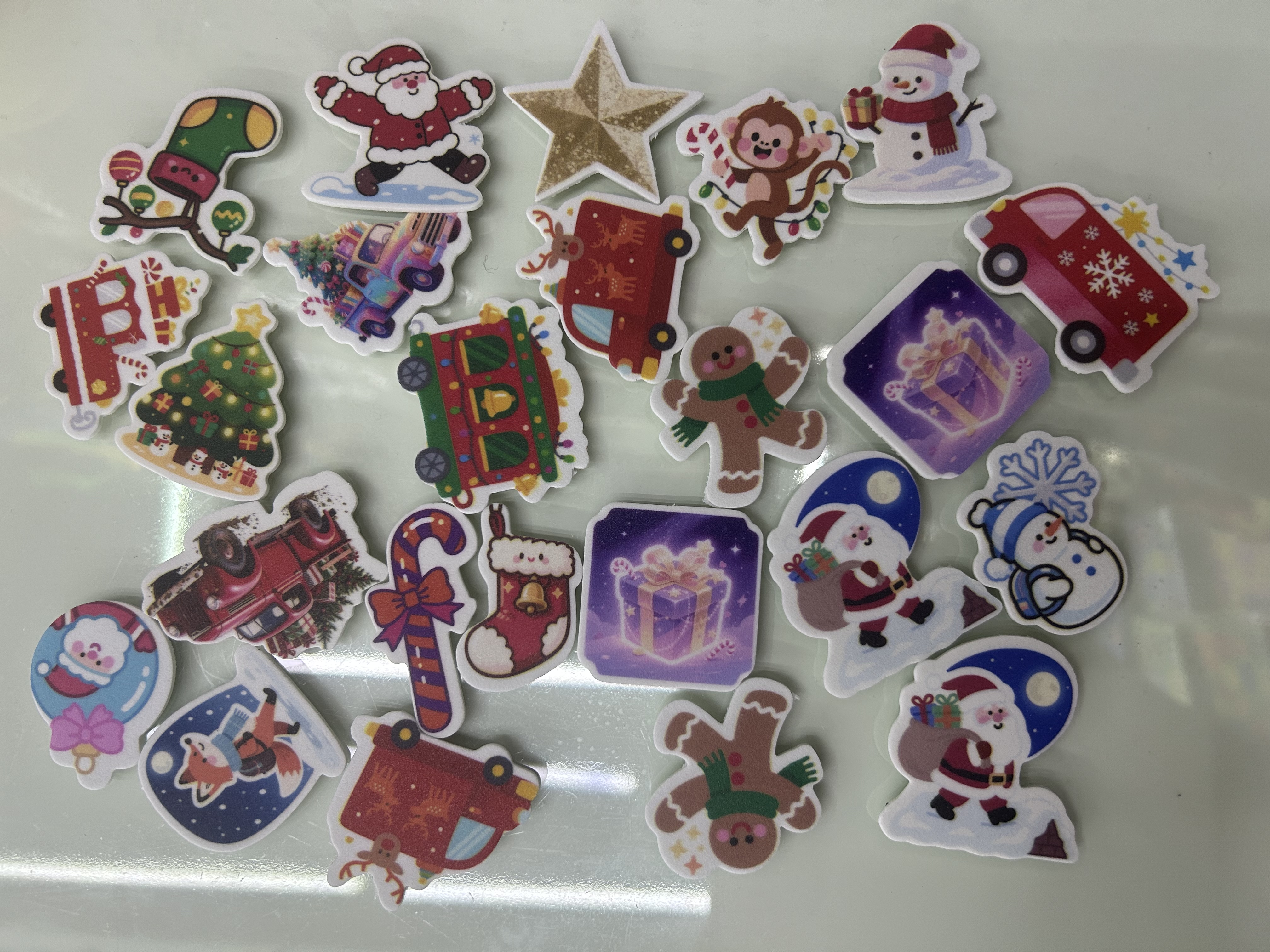 Christmas cartoon patch stickers Specification image