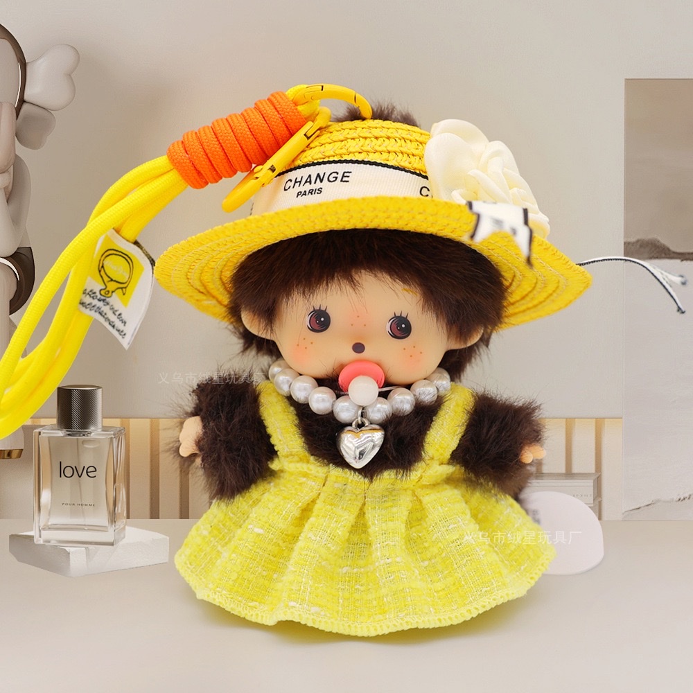 Authentic Monchiki children's toys, gummy dolls, baby models, plush toys, Barbie dolls, fun interactive head, suitable for children over 0 years old, plush toys detail image 15