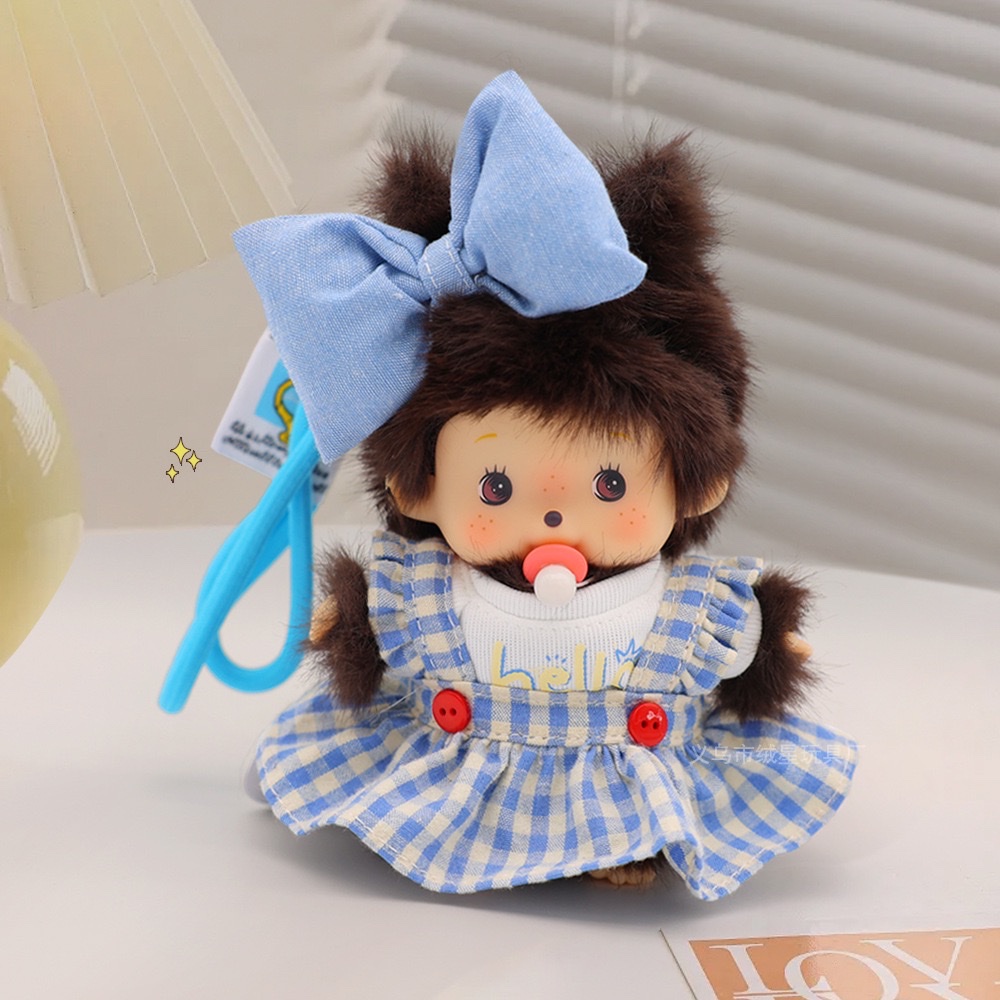 Authentic Monchiki children's toys, gummy dolls, baby models, plush toys, Barbie dolls, fun interactive head, suitable for children over 0 years old, plush toys detail image 7