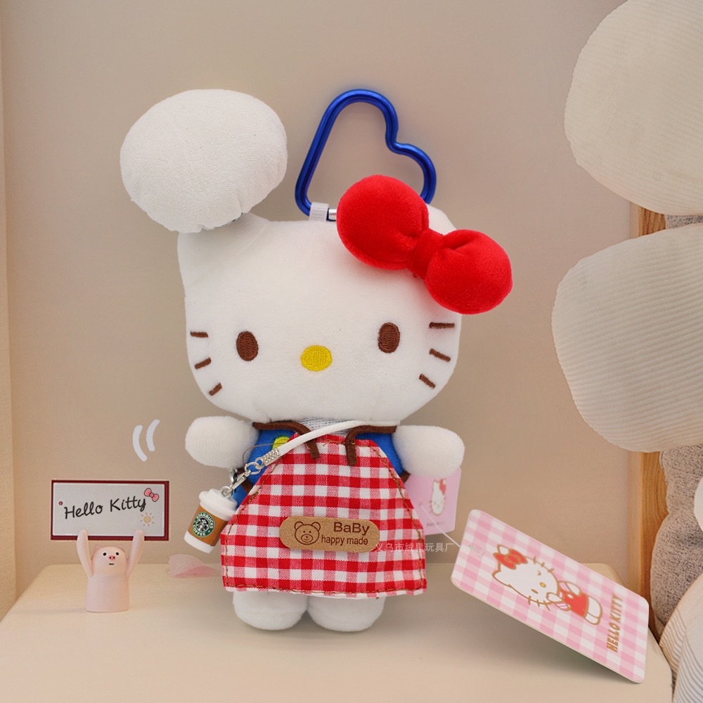 Hello KT children's toys, gummy dolls, baby models, plush toys, Barbie dolls, fun interactive head, suitable for children over 0 years old, plush toys detail image 12