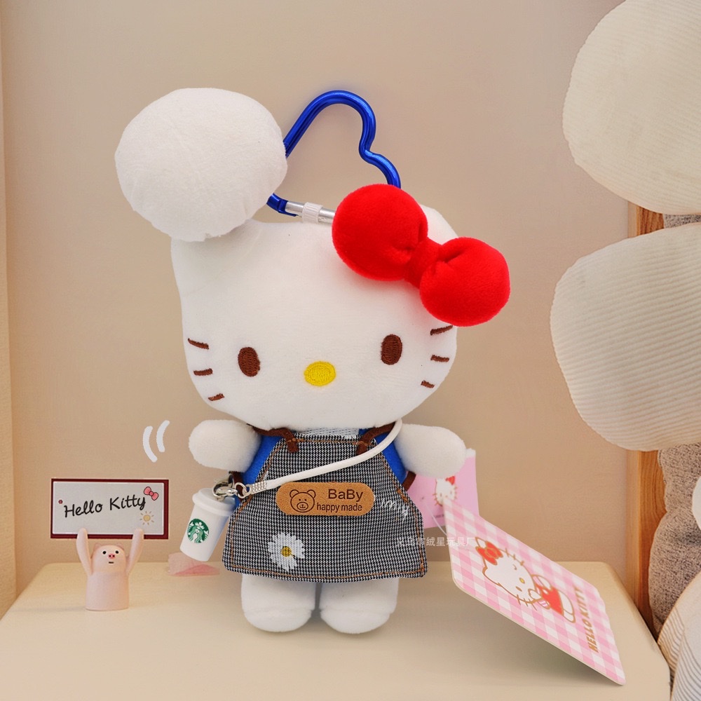 Hello KT children's toys, gummy dolls, baby models, plush toys, Barbie dolls, fun interactive head, suitable for children over 0 years old, plush toys detail image 4