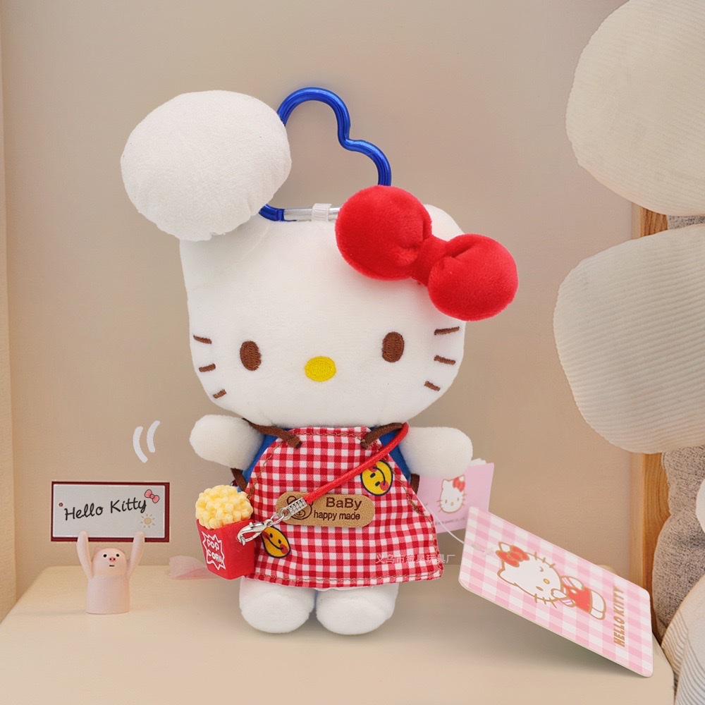 Hello KT children's toys, gummy dolls, baby models, plush toys, Barbie dolls, fun interactive head, suitable for children over 0 years old, plush toys detail image 7