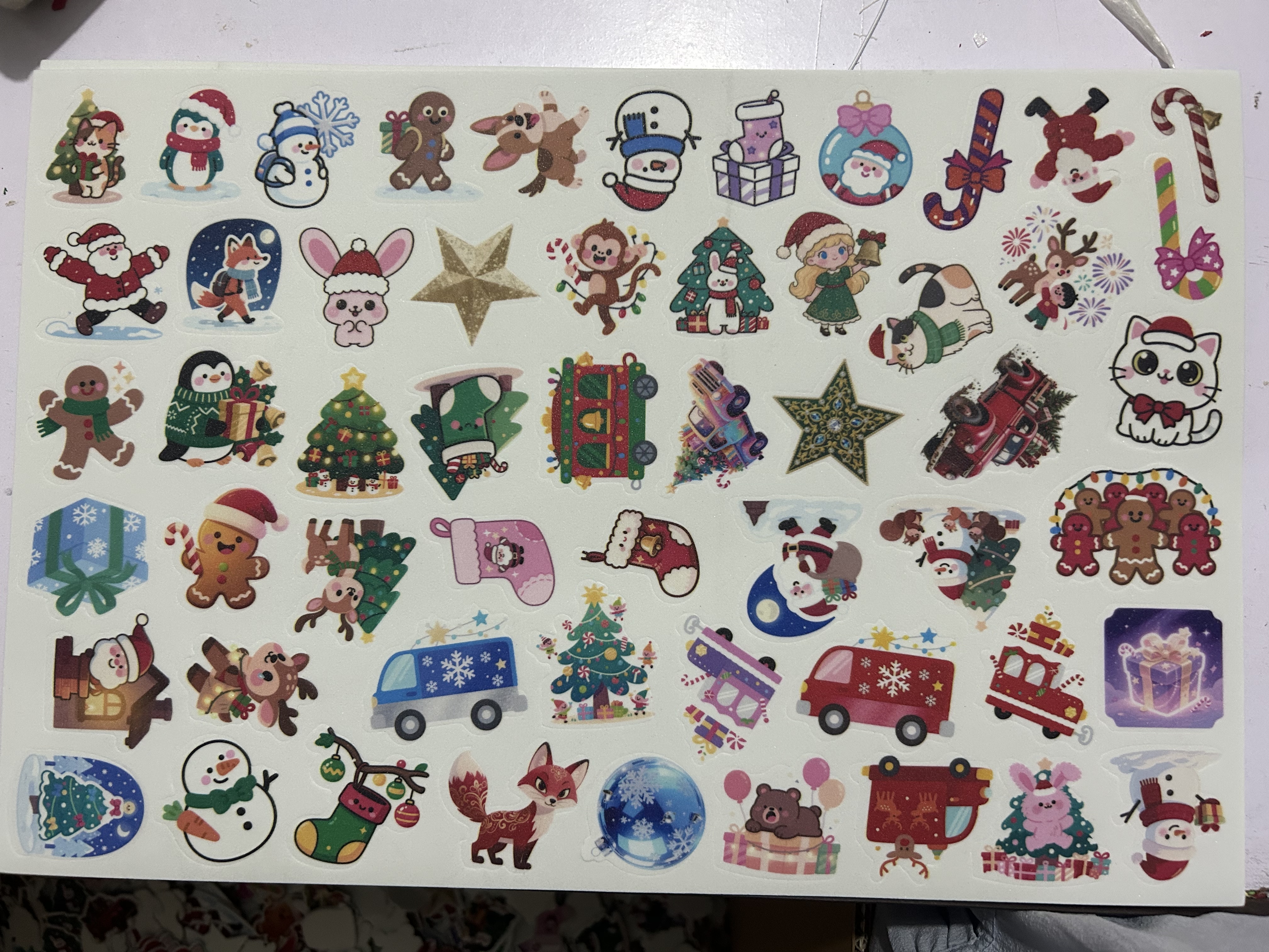 Christmas cartoon patch stickers Application Scenario