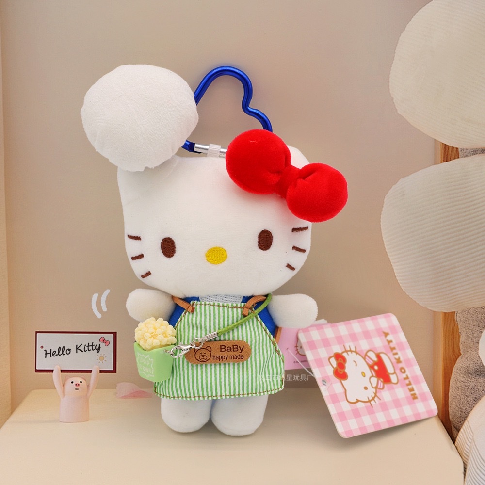 Hello KT children's toys, gummy dolls, baby models, plush toys, Barbie dolls, fun interactive head, suitable for children over 0 years old, plush toys detail image 14