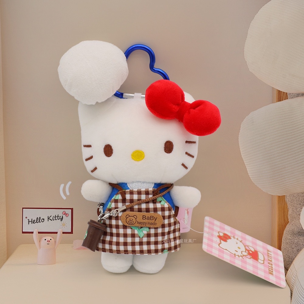 Hello KT children's toys, gummy dolls, baby models, plush toys, Barbie dolls, fun interactive head, suitable for children over 0 years old, plush toys detail image 6