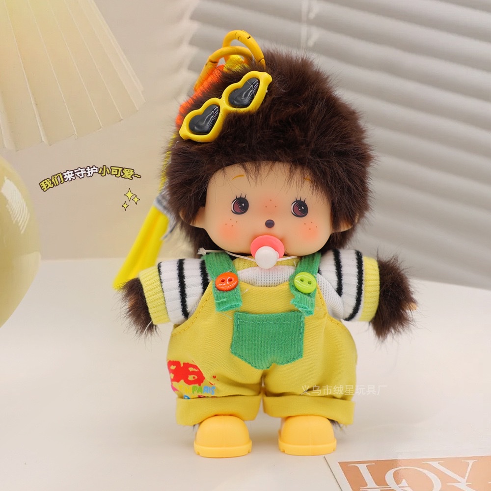 Authentic Monchiki children's toys, gummy dolls, baby models, plush toys, Barbie dolls, fun interactive head, suitable for children over 0 years old, plush toys detail image 13