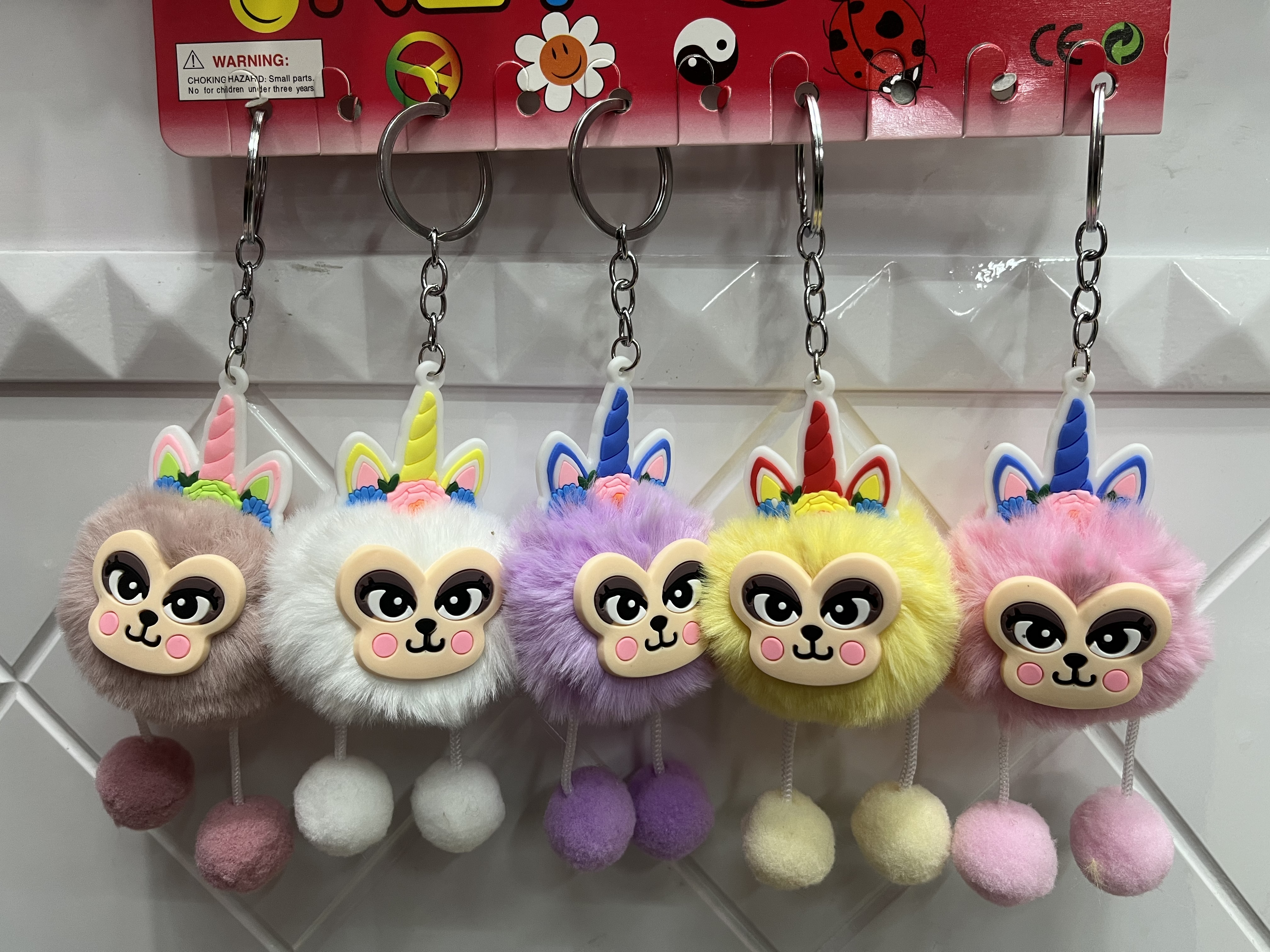 猴子毛绒钥匙扣山海经小挂件可爱卡通挂饰手办礼物创意收藏可爱小煤球汽车钥匙扣挂件ins小精灵毛绒球书包包挂饰礼物