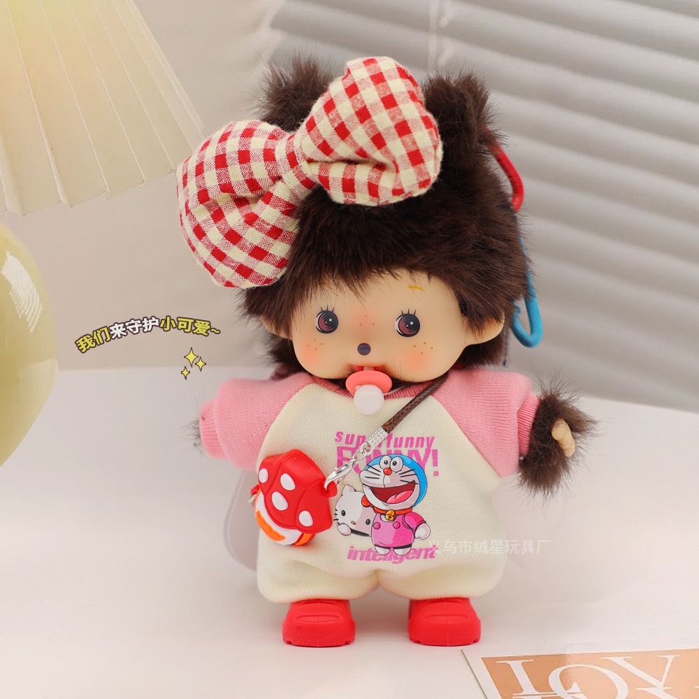 Authentic Monchiki children's toys, gummy dolls, baby models, plush toys, Barbie dolls, fun interactive head, suitable for children over 0 years old, plush toys detail image 11