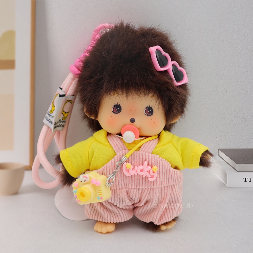 Authentic Monchiki children's toys, gummy dolls, baby models, plush toys, Barbie dolls, fun interactive head, suitable for children over 0 years old, plush toys Application Scenario
