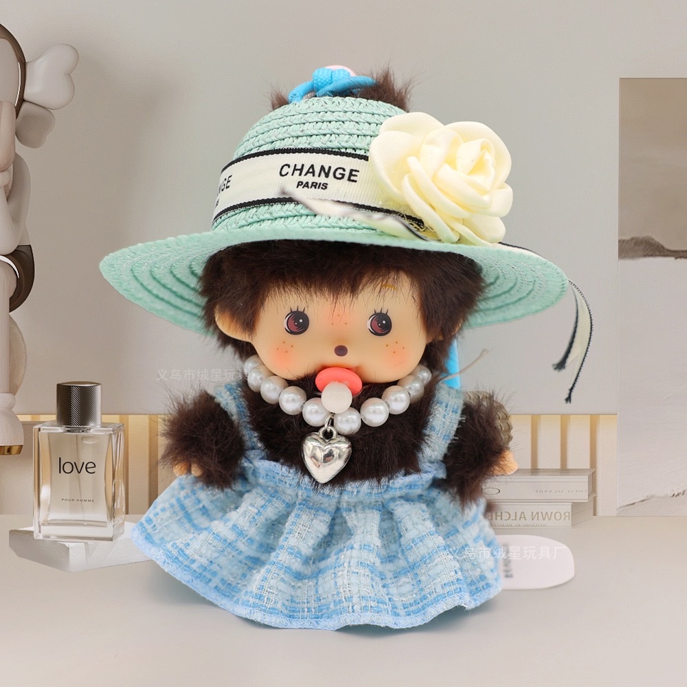 Authentic Monchiki children's toys, gummy dolls, baby models, plush toys, Barbie dolls, fun interactive head, suitable for children over 0 years old, plush toys detail image 16