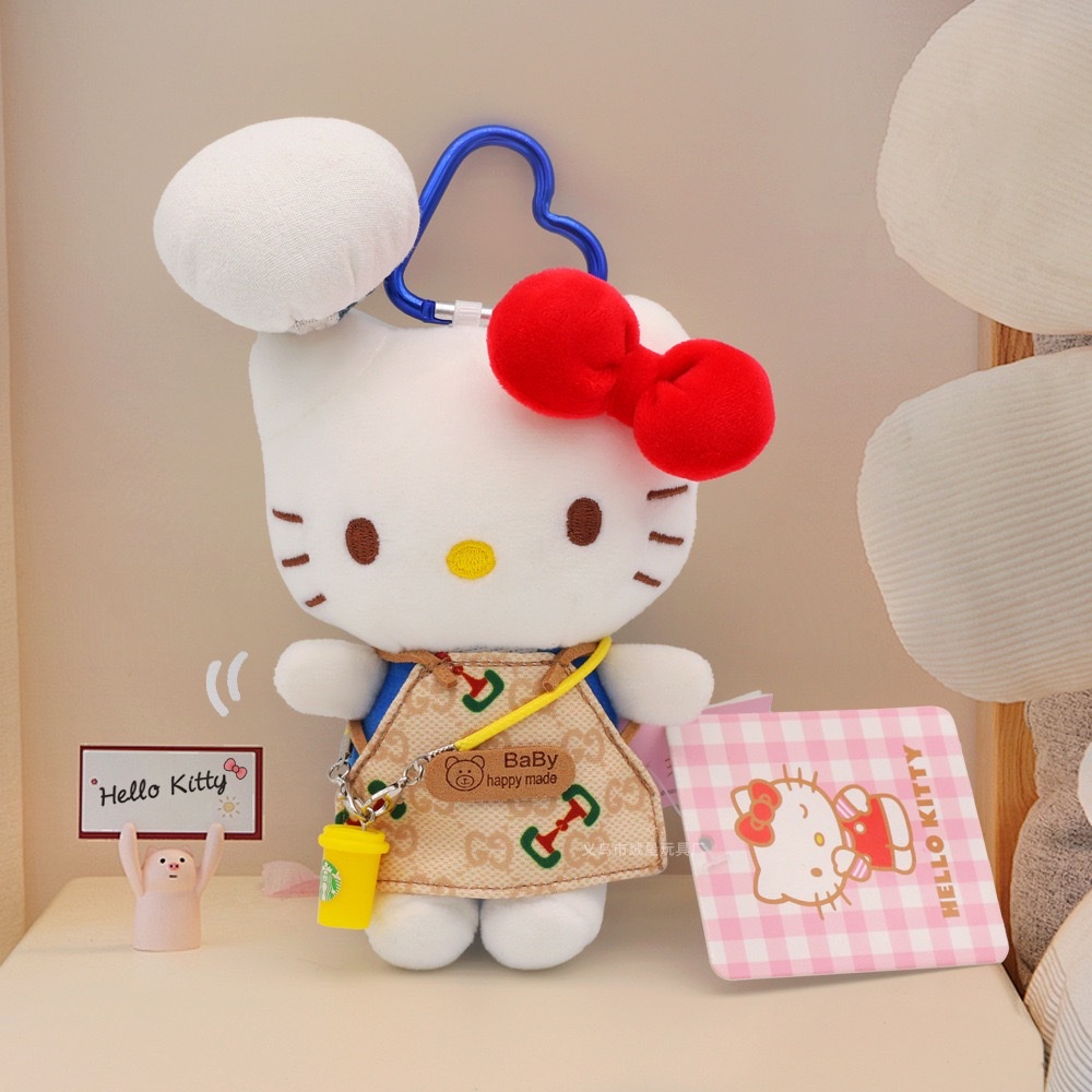 Hello KT children's toys, gummy dolls, baby models, plush toys, Barbie dolls, fun interactive head, suitable for children over 0 years old, plush toys detail image 10