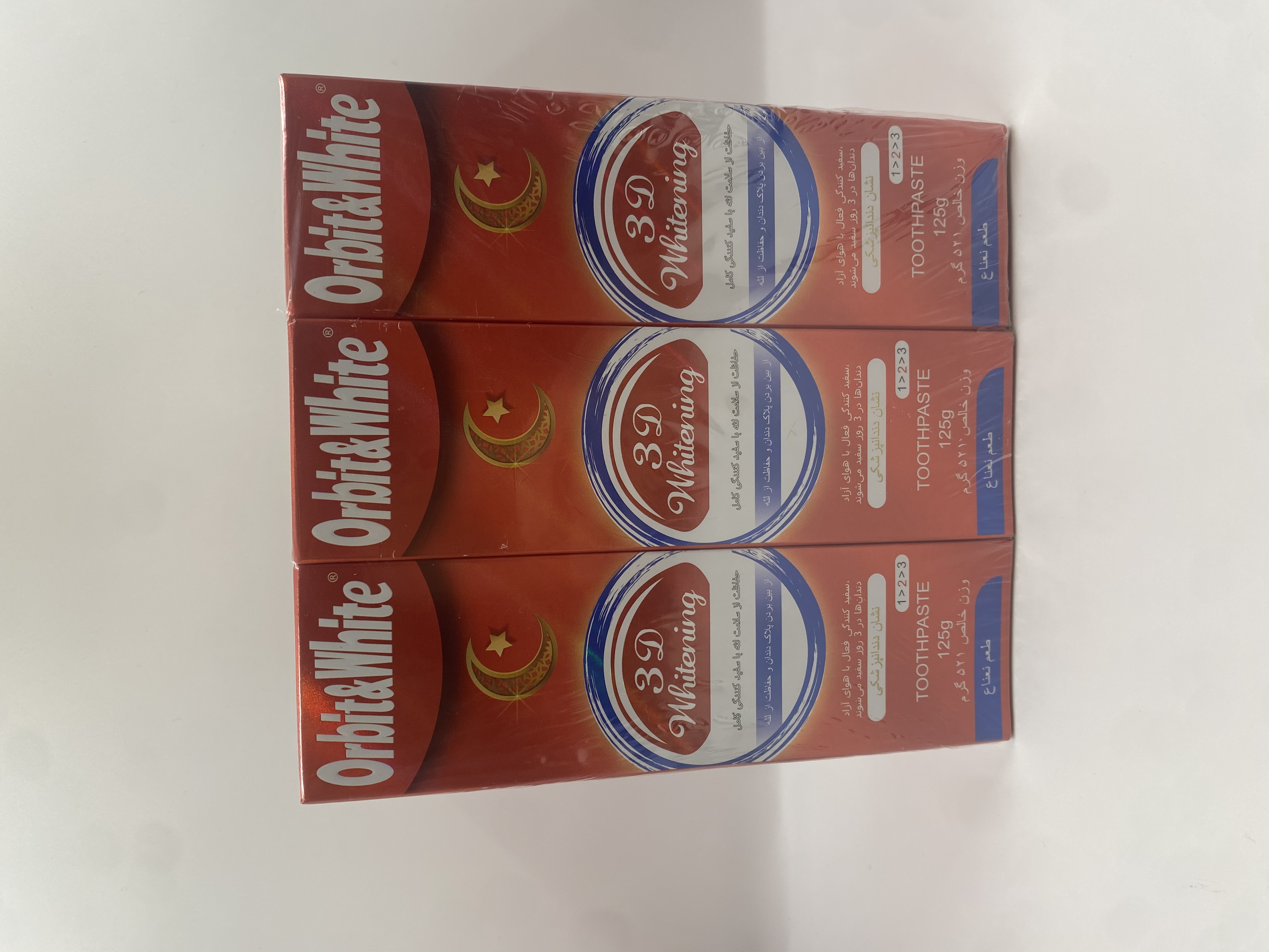 波斯语Orbit&White外贸出口牙膏厂家批发现货