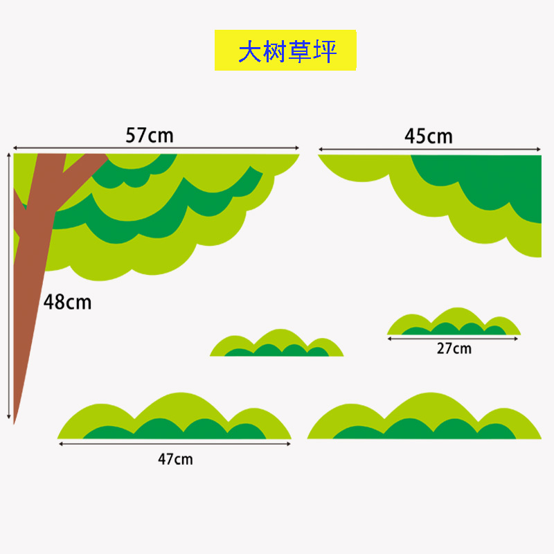 Cartoon wall stickers for classroom and study room decoration during the back-to-school season detail image 10