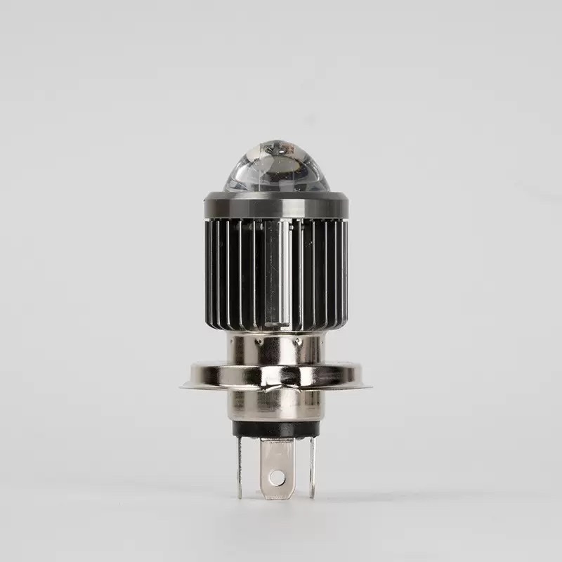 Direct sales from the manufacturer of 3570 LED bulbs for motorcycle and electric vehicle headlights with yellow and white dual light strips and lenses Specification drawing