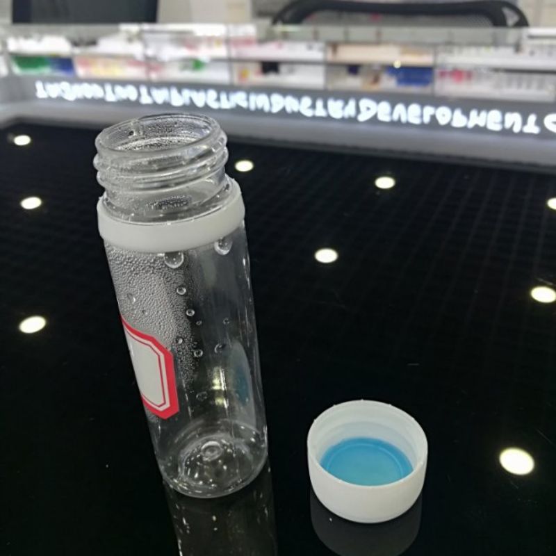 Screw cap travel alcohol, disinfectant, portioned bottle, cosmetic hydrating lotion, portable 50ml bottle Specification image