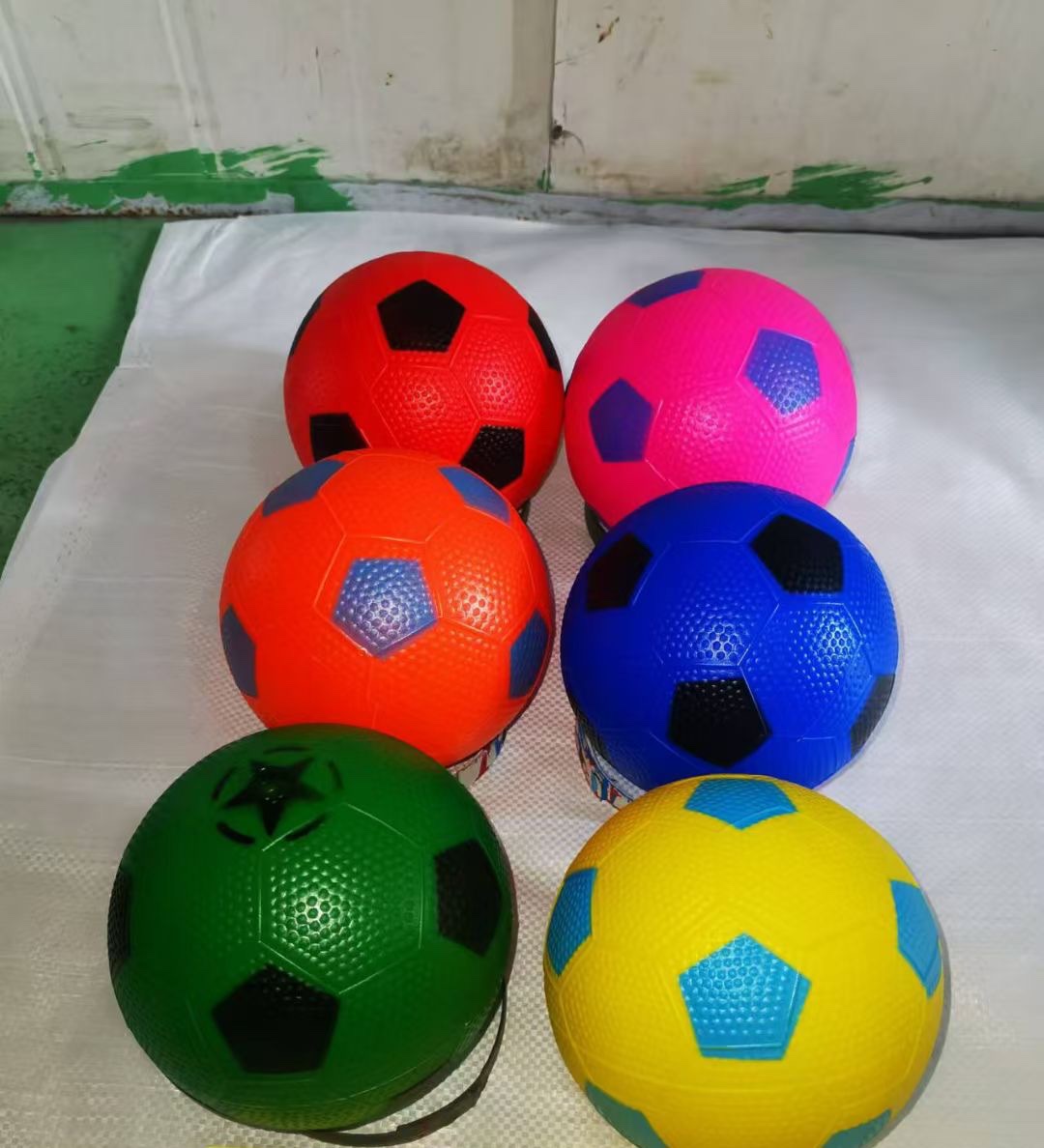 弹力球榴莲球36英寸充气玩具伸缩开花球吸盘抛接球趣味运动儿童玩具