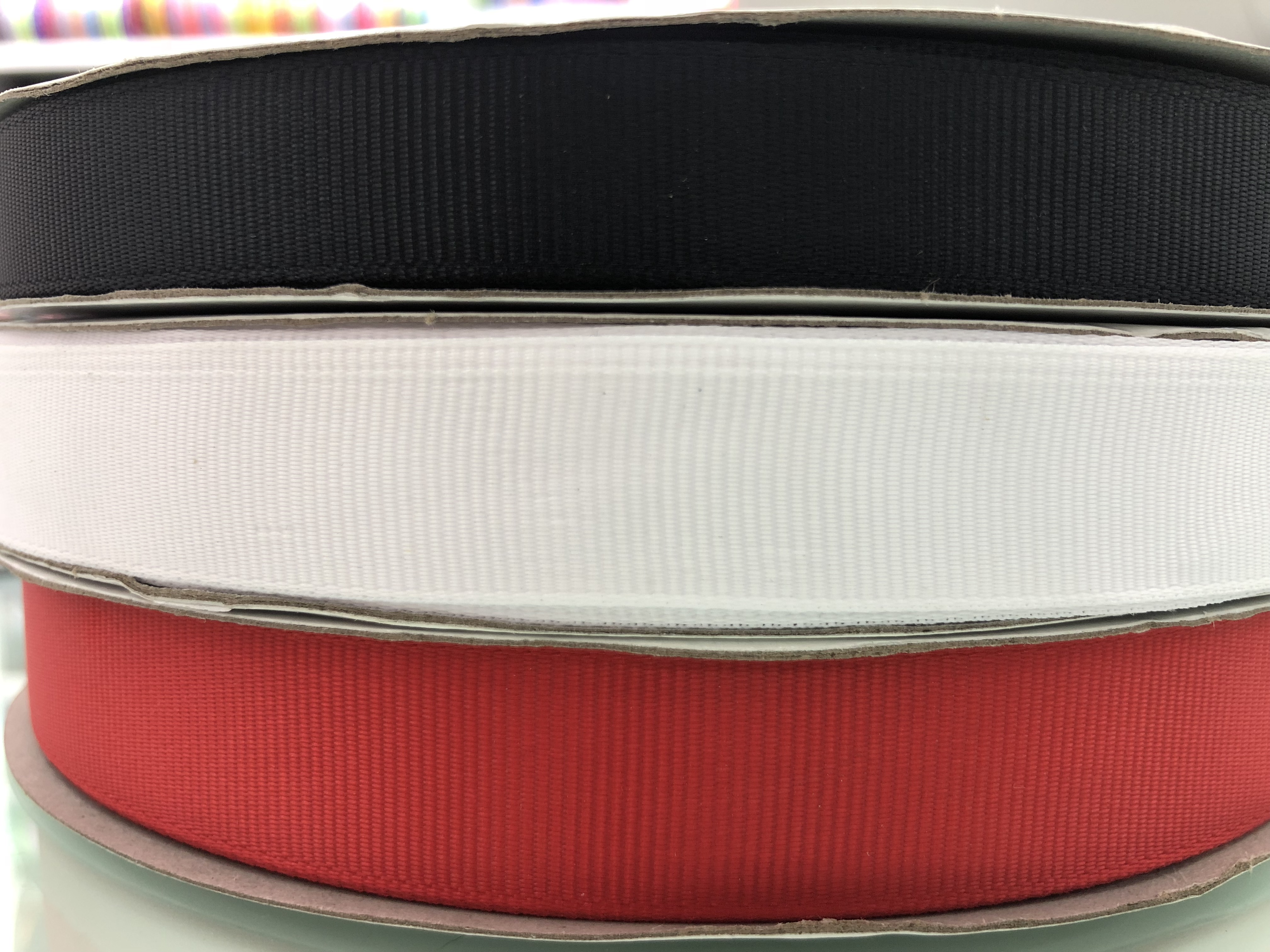 陈柯 工厂供应2cm各种规格颜色人字双人字平纹棉带涤棉带缎带