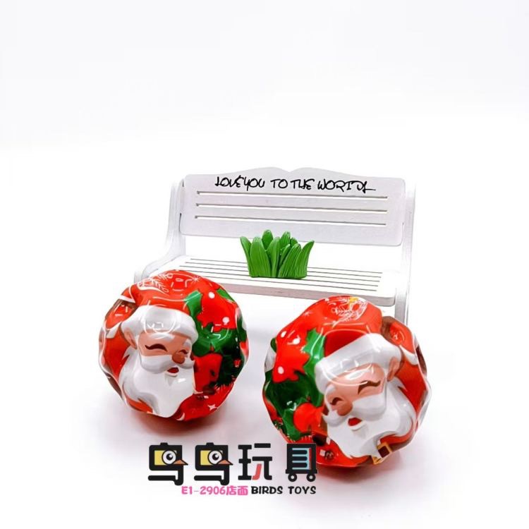 跨境爆款儿童弹力球高弹球洞洞球pu发泡球多孔球减压玩具圣诞礼物详情图5