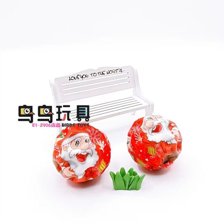 跨境爆款儿童弹力球高弹球洞洞球pu发泡球多孔球减压玩具圣诞礼物详情图6