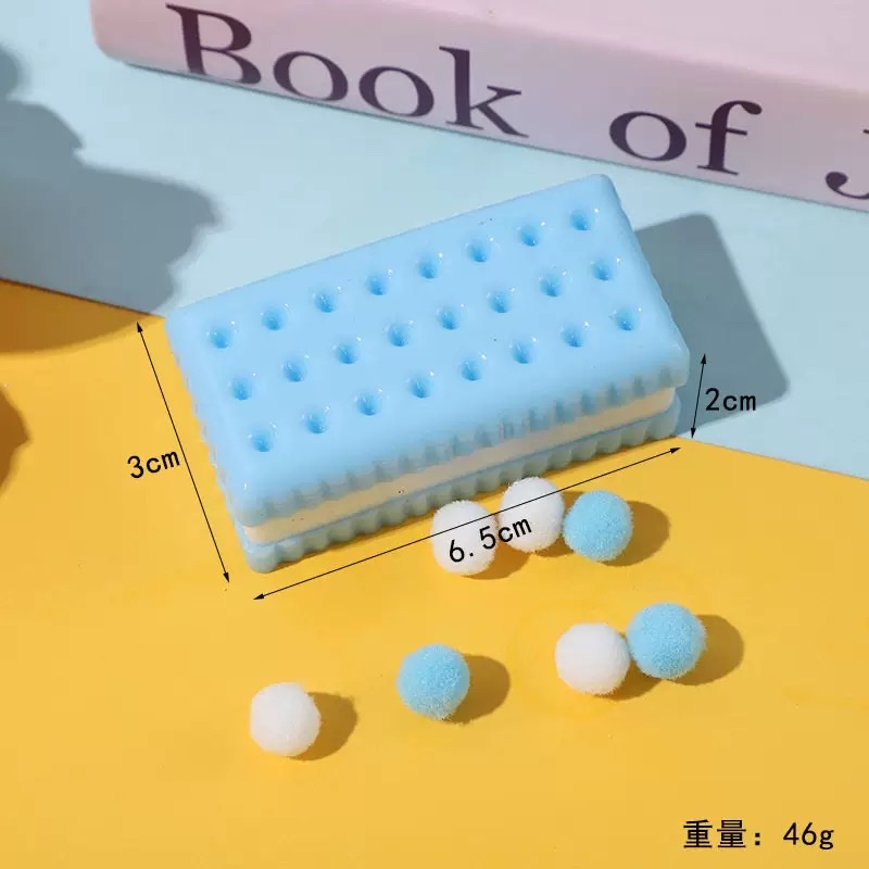 创意夹心饼干捏捏乐网红爆款仿真食玩发泄解压慢回弹儿童玩具批发白底实物图