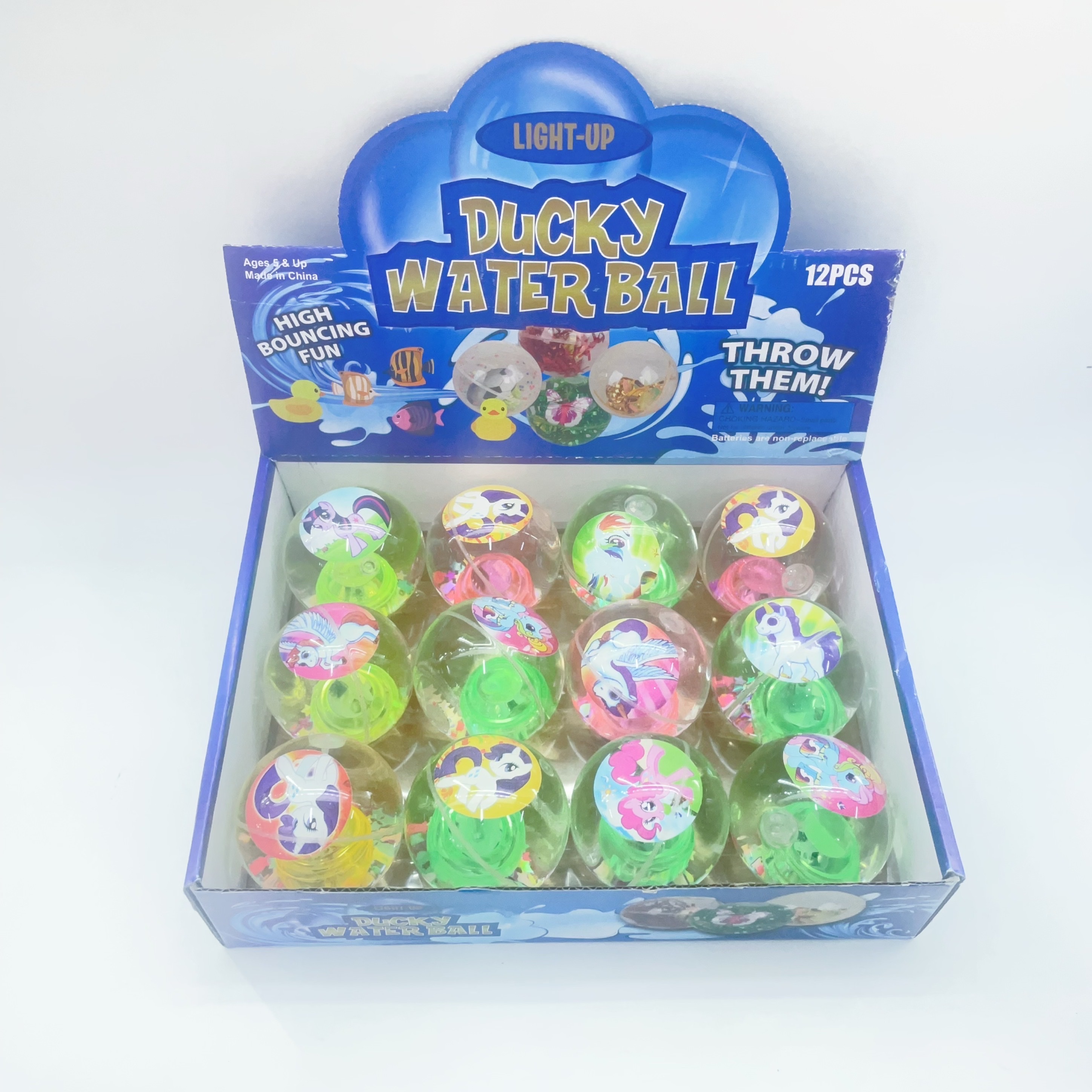 欣飞塑胶玩具，常规款，地摊小网红，6.5cm闪光水晶球2895-98详情图3