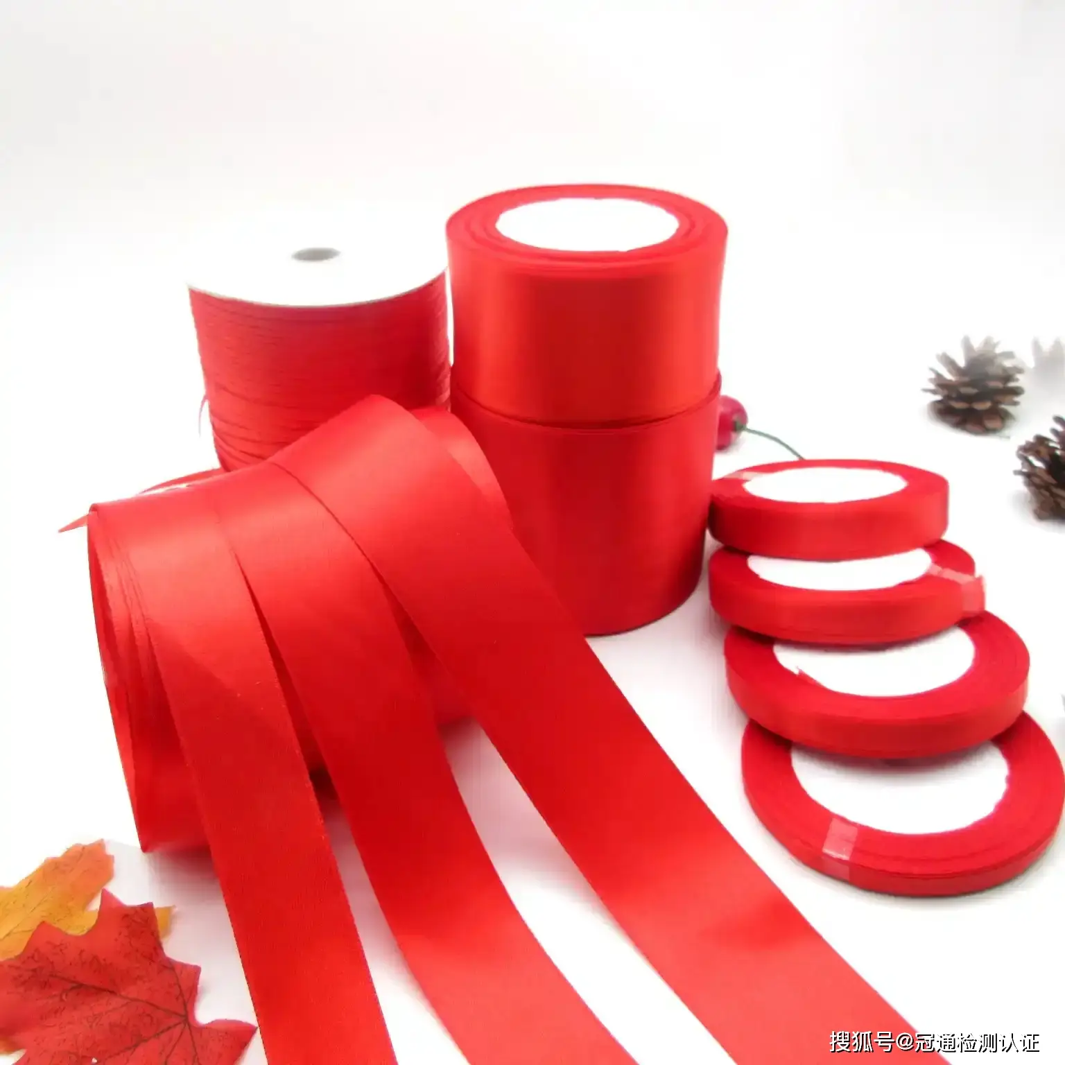 红丝带大红色涤纶织带喜庆彩带婚庆装饰缎带礼 品包装