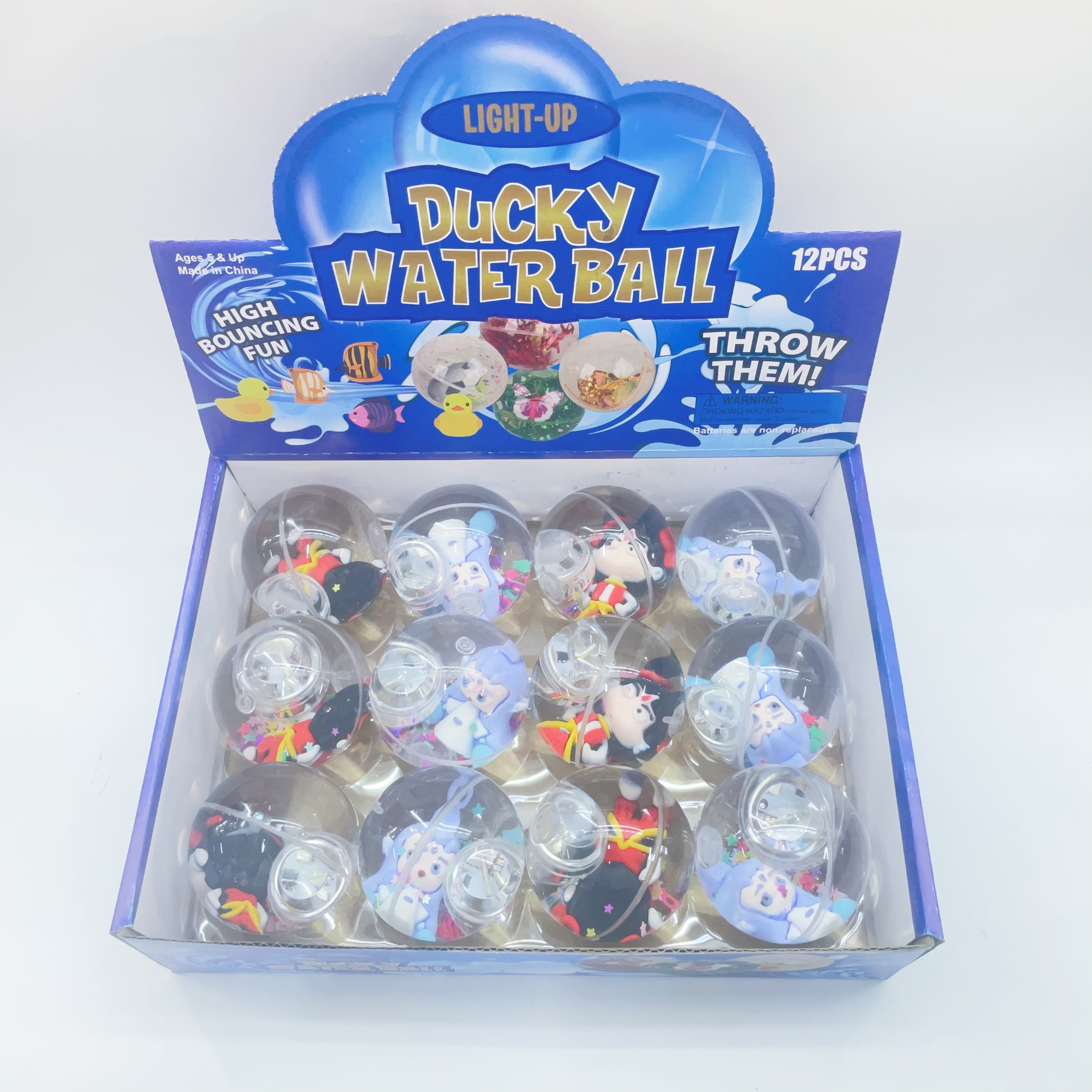 欣飞塑胶玩具，常规款，地摊小网红，6.5cm闪光水晶球2895-98详情图6