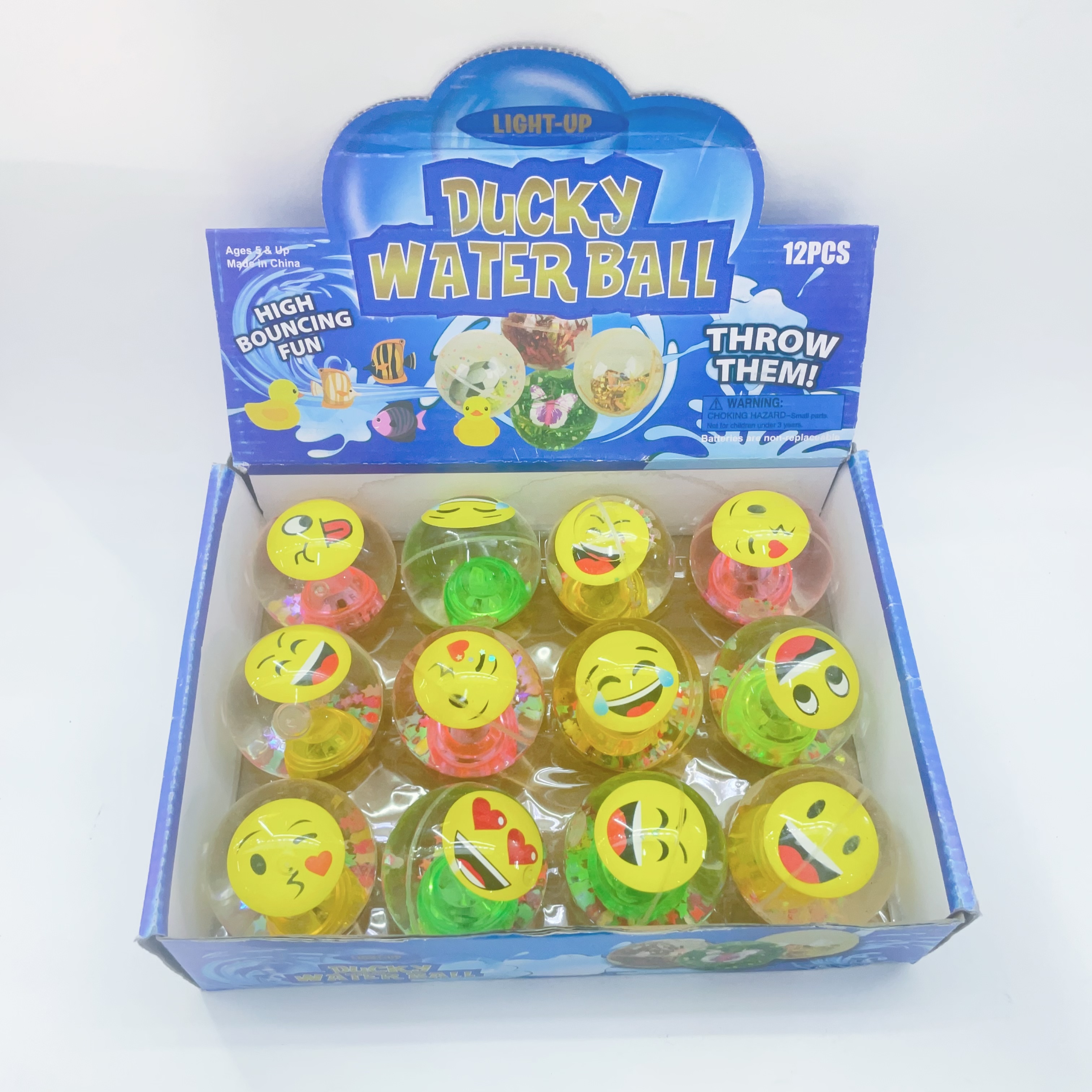 欣飞塑胶玩具，常规款，地摊小网红，6.5cm闪光水晶球2895-98详情图5