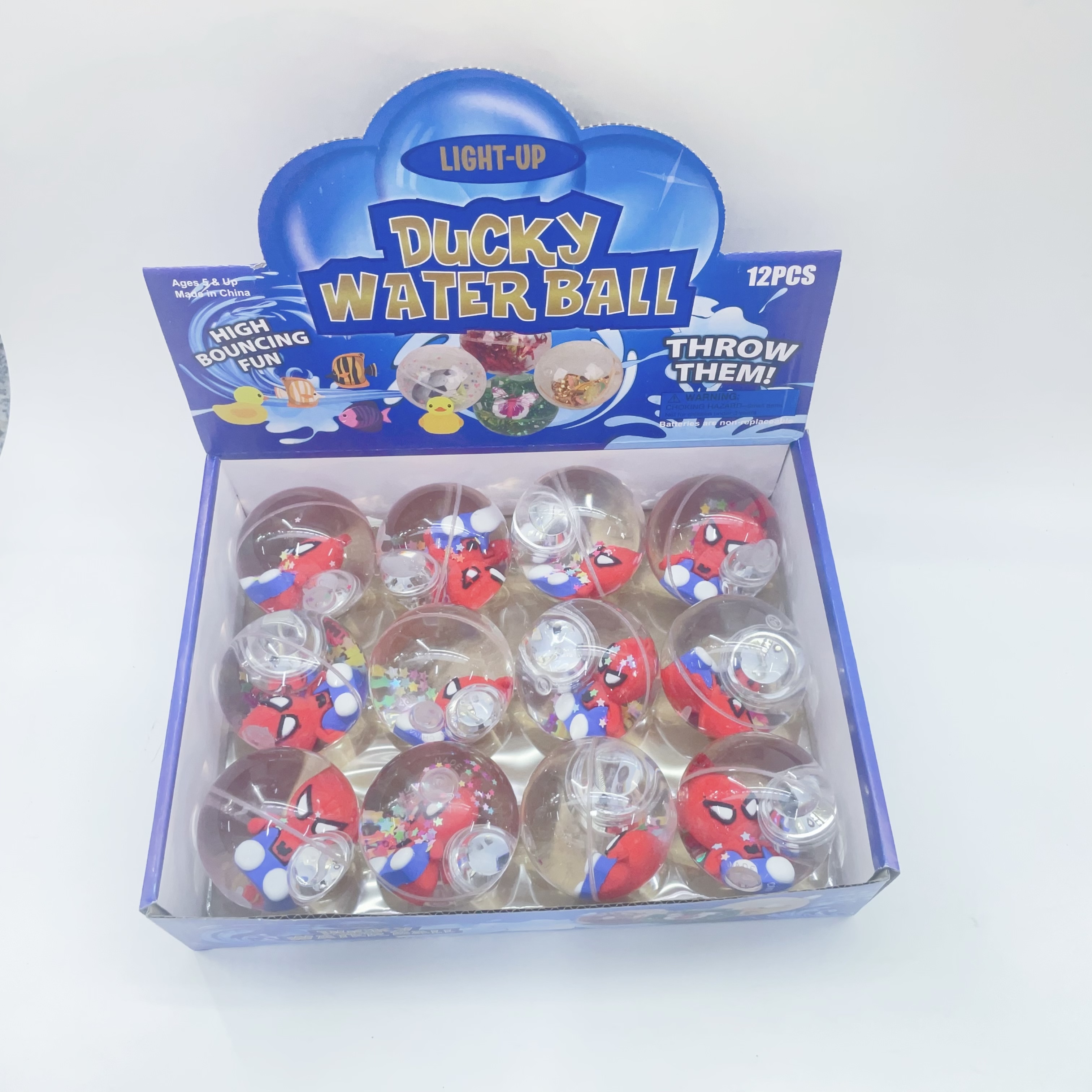 欣飞塑胶玩具，常规款，地摊小网红，6.5cm闪光水晶球2895-98详情图7