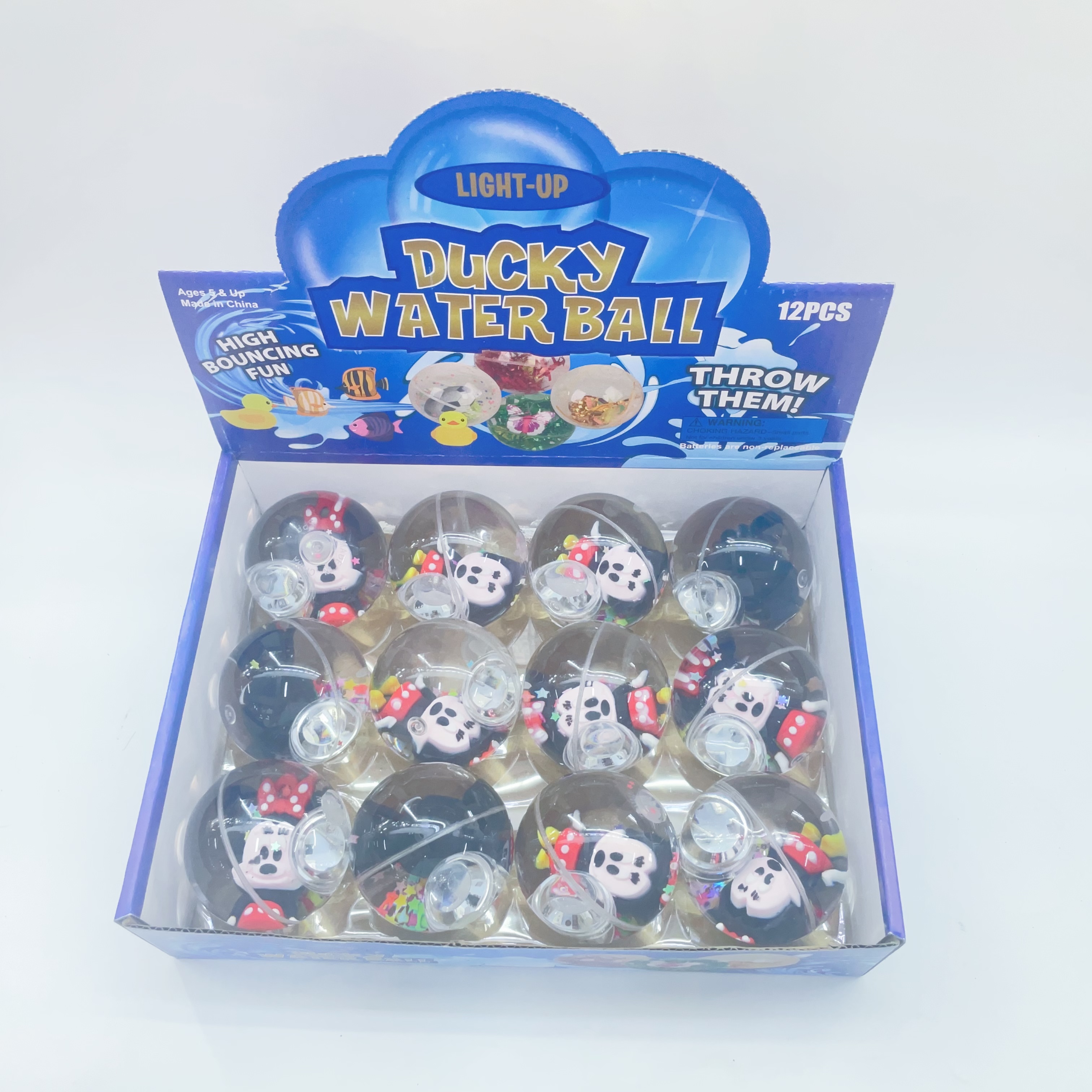 欣飞塑胶玩具，常规款，地摊小网红，6.5cm闪光水晶球2895-98详情图8