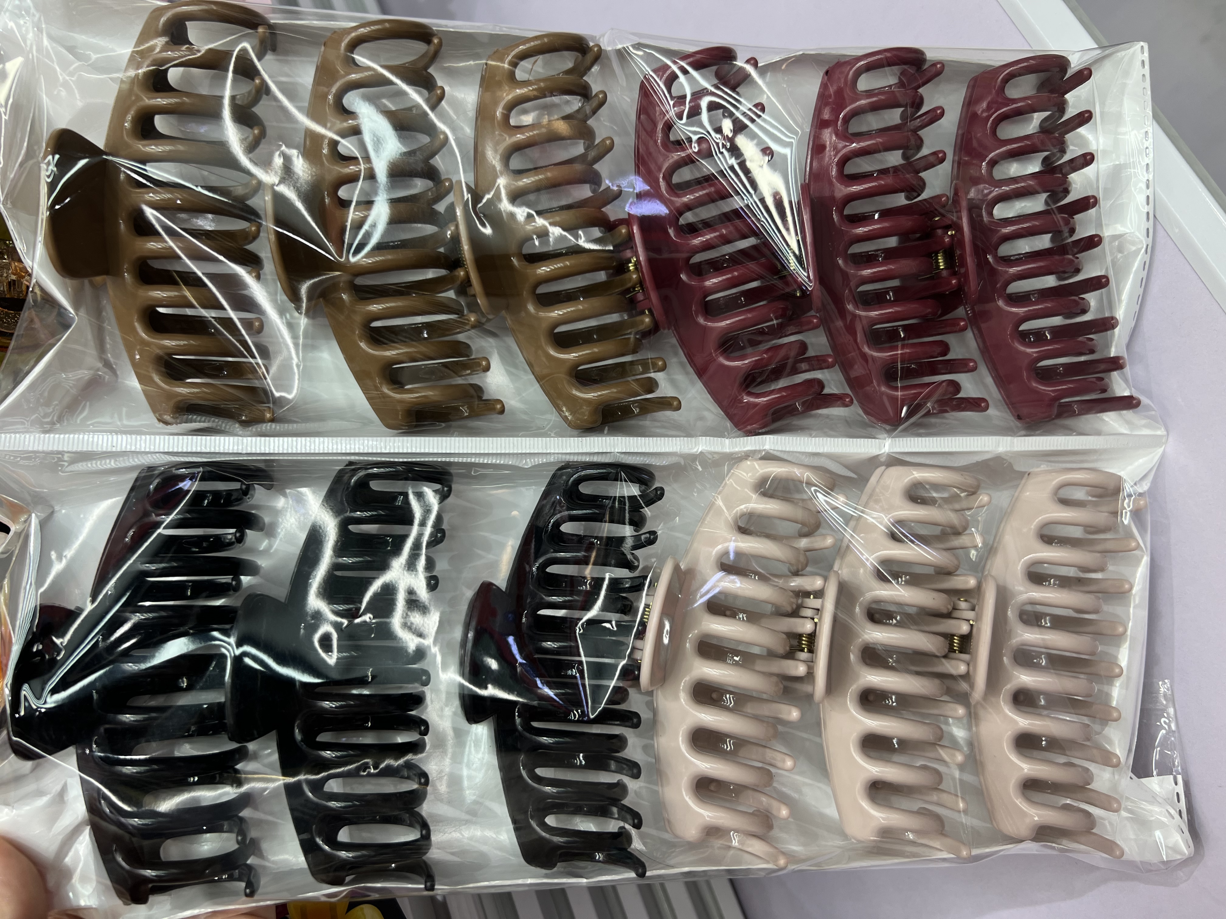 发夹抓夹醋酸发饰滴油发饰品简约时尚发饰配件女款多色可选抓夹发夹