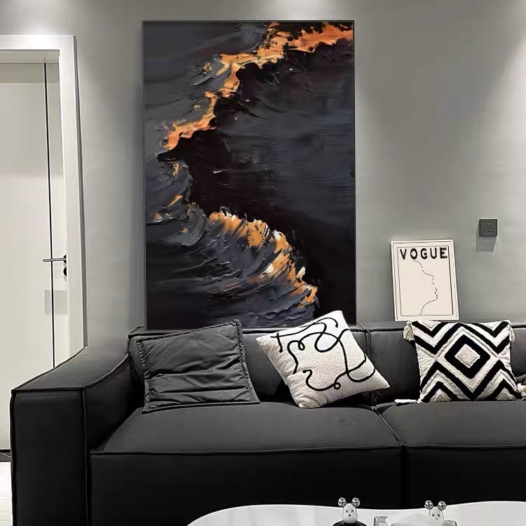 纯手绘油画墙面装饰油画