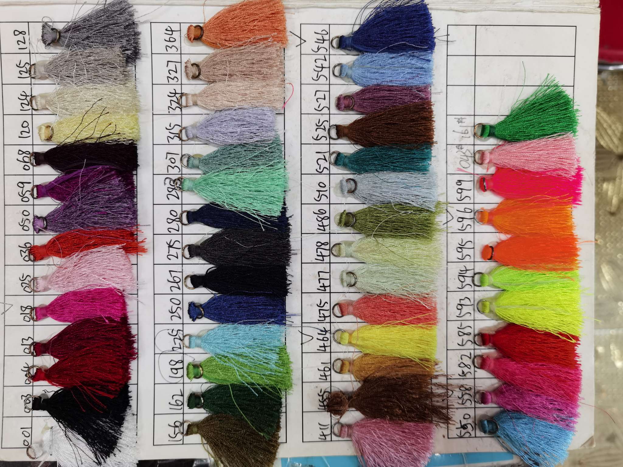 众力工艺  各种流苏 加铁圈流苏厂家直销流苏辅料服装辅料样品 定制