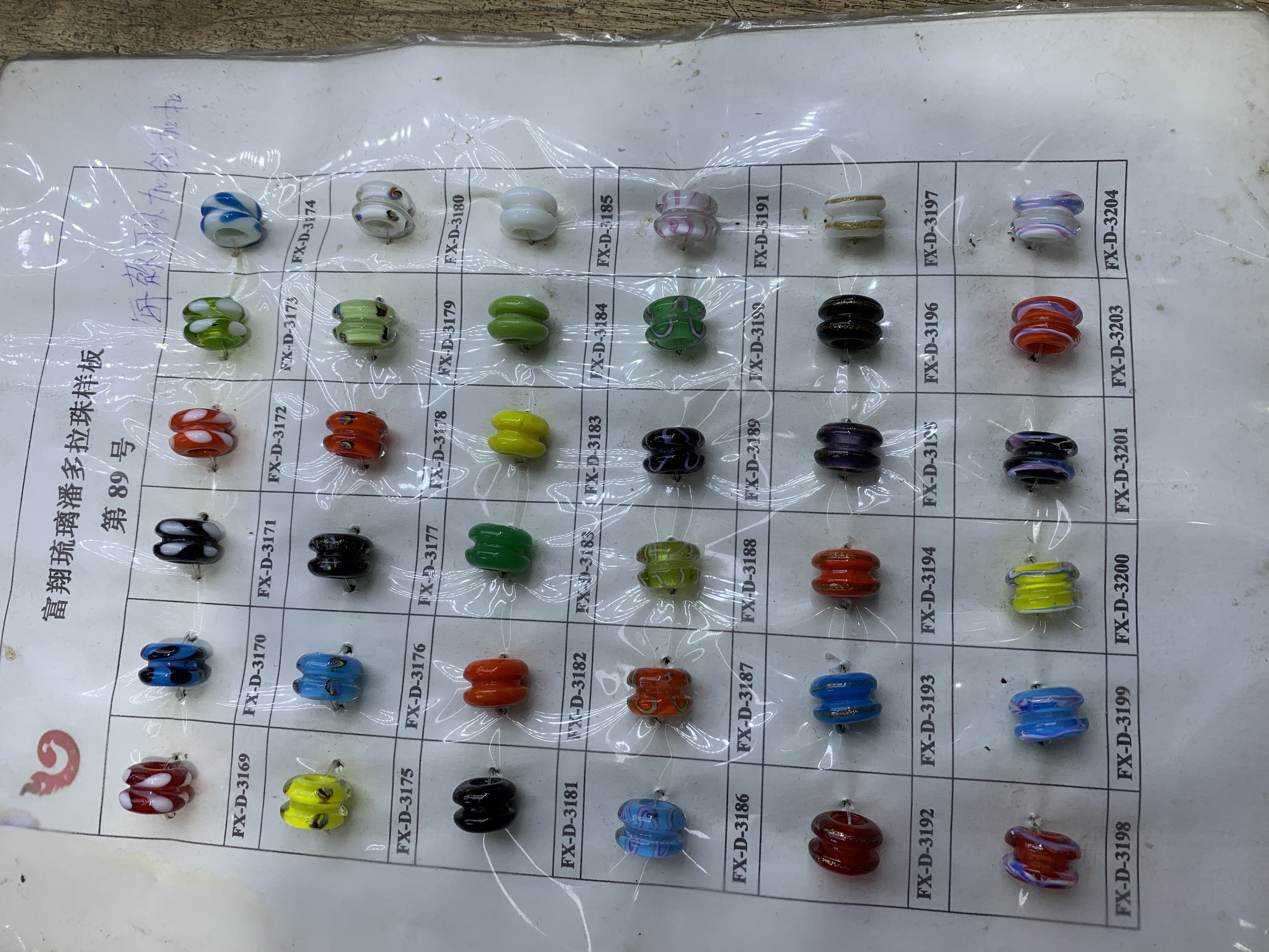 灯工琉璃潘多拉大孔珠饰品配件厂家直销欢迎光临E区2楼5531详情图2