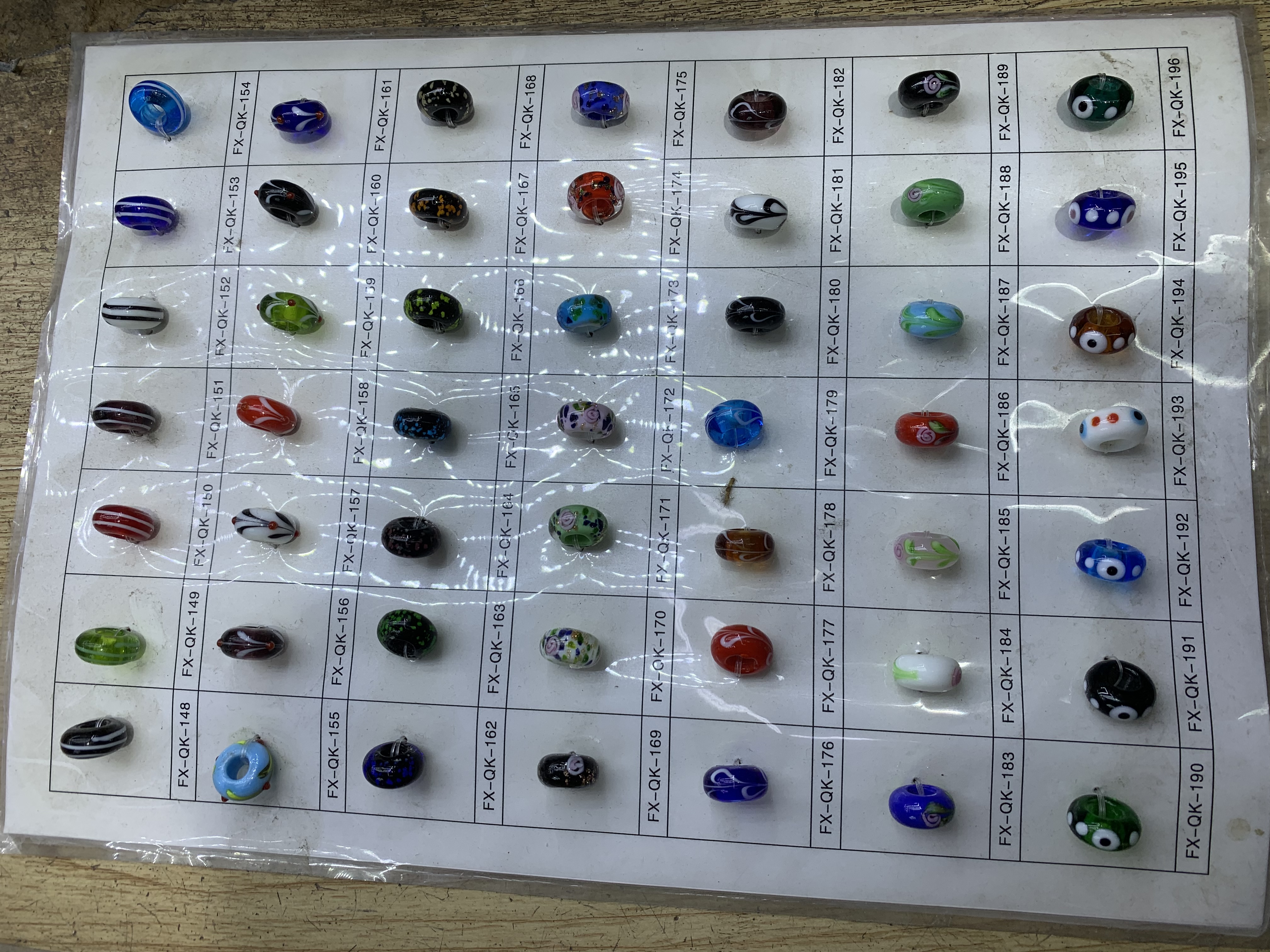 灯工琉璃潘多拉大孔珠饰品配件厂家直销欢迎光临E区2楼5531详情图3