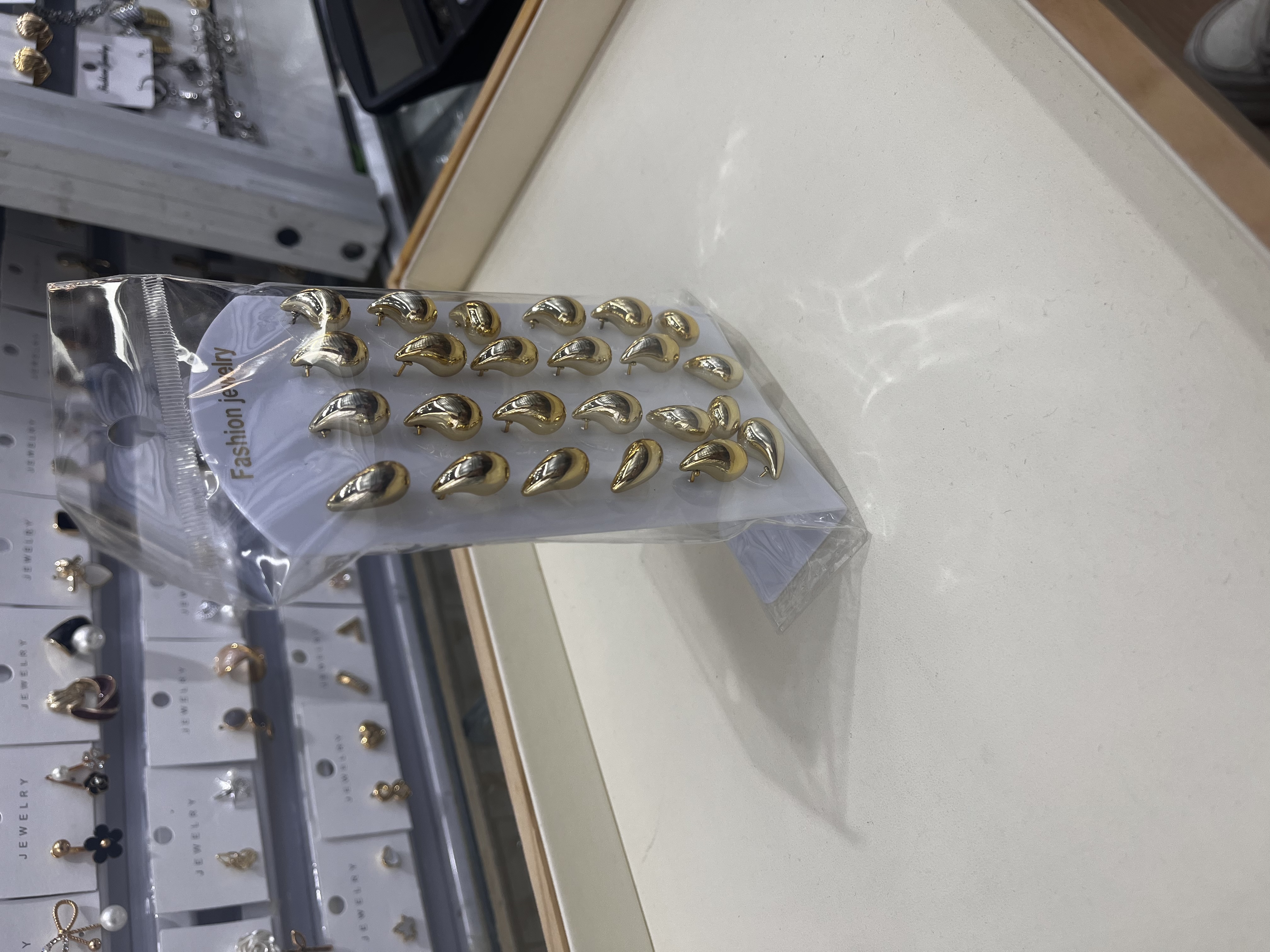 淡水银耳环大圈圈U型扣合金耳扣简约时尚耳饰女款配饰品淡水银耳环淡水银耳环详情图2